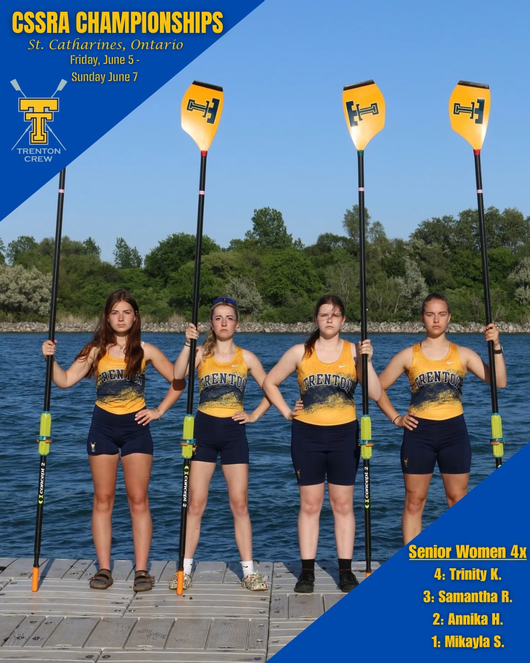 CSSRA Championships on the clock ⏰ 🚣♂️
Tomorrow the Trojan Crew will take to the water and give it their all for the last regatta of the season. They have put in the work and they are ready to go.
#rowing #cssra #trentoncrew