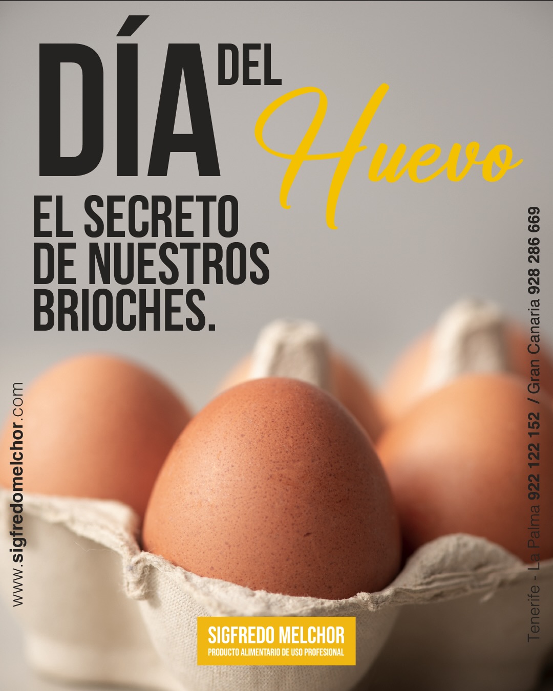 Hoy celebramos el Día Mundial del Huevo, un ingrediente esencial en nuestros panes brioche.
Gracias a él conseguimos esa textura suave, tierna y esponjosa que tanto os gusta. ❤️🍞
#DiaMundialDelHuevo #Brioche #PanArtesanal #SigfredoMelchor