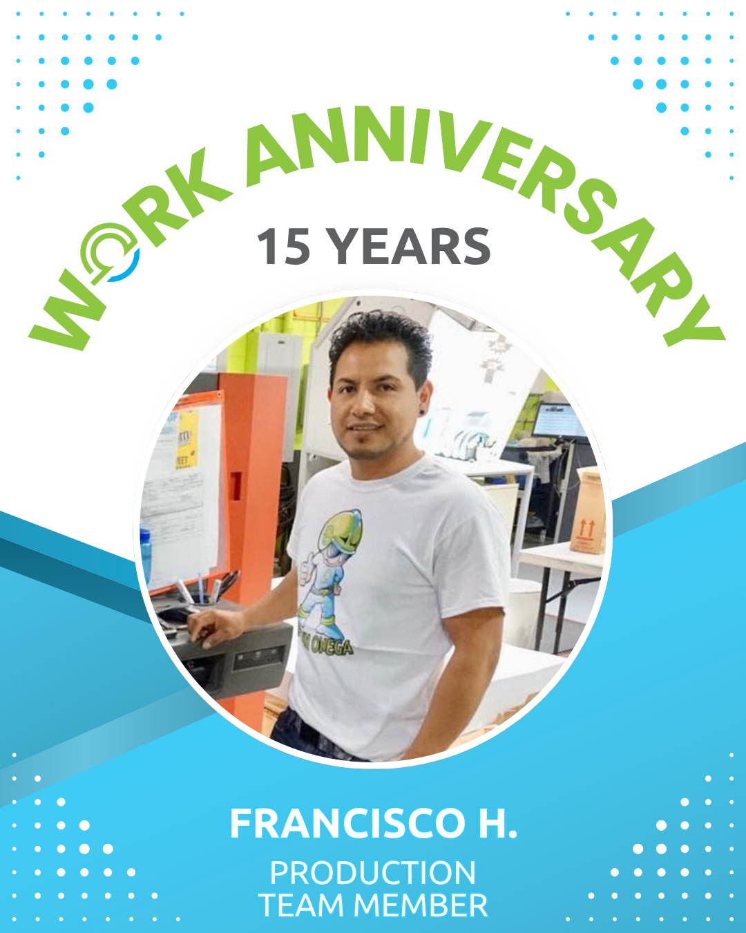 June is all about celebrating the incredible Omega team members marking milestone work anniversaries!
Your continued dedication and the energy you bring to the team do not go unnoticed; they’re a big part of what drives us forward every day. We’re lucky to have you on this journey and excited for all the milestones still to come. 👏✨