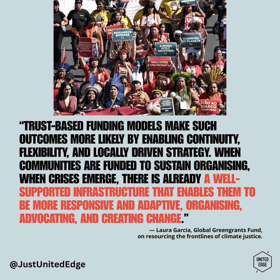 Climate justice is about transforming who holds power, resources, and decision-making authority. Too often, funding and philanthropy flow through institutions far removed from the communities experiencing the most severe impacts of climate disruption. Yet Indigenous Peoples, women, youth, and local communities living on the frontlines possess the knowledge, lived experience, and leadership needed to create effective and lasting solutions. Research and practice increasingly show that community-led approaches are not only more equitable but also more effective in building resilience and driving systemic change.
Read the article and consider what a more equitable and effective approach to climate philanthropy could look like. https://bit.ly/4aoqIMC
#ClimateJustice #ClimateAction #FrontlineCommunities #ClimatePhilanthropy #JustTransition #CommunityLedChange #EnvironmentalJustice #SystemsChange #FuturesOfAid #ClimateResilience