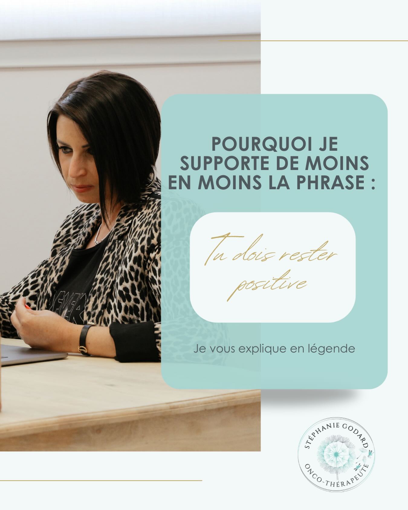 Cette phrase, je l’entends souvent autour des personnes touchées par un cancer. Et je comprends l’intention derrière. Souvent, elle vient d’un désir sincère d’encourager, de rassurer, de donner de la force. Mais parfois, elle peut faire plus de mal qu’on ne l’imagine.
Il y a quelque temps, une femme m’a dit en séance : “J’ai l’impression de devoir rassurer tout le monde sur ma façon de vivre la maladie.” Elle pleurait en me disant ça. Parce qu’au fond, elle était terrorisée, fatiguée, en colère parfois. Et surtout profondément humaine.
Elle entendait sans cesse :
🔸 “Il faut garder le moral.”
🔸 “Le mental joue beaucoup.”
🔸 “Tu es forte, tu vas y arriver.”
Elle avait commencé à se demander si elle faisait “mal” son cancer.
Si sa peur était un problème.
Si sa tristesse était un manque de courage.
Si sa colère était une faiblesse.
Si son épuisement voulait dire qu’elle ne se battait pas assez.
👉🏻 C’est pour ça que cette phrase me dérange profondément. Parce qu’elle peut enfermer la personne malade dans une forme de performance émotionnelle. Comme s’il existait une bonne façon de traverser un cancer. Comme s’il fallait être lumineuse, combative, inspirante, positive.
Mais avoir peur face à la maladie, ce n’est pas échouer.
Pleurer, ce n’est pas abandonner.
Être en colère, ce n’est pas être ingrate.
Être épuisé(e), ce n’est pas manquer de volonté.
C’est une réaction humaine face à un bouleversement physique, psychique, émotionnel, familial et intime.
Alors non, on n’aide pas toujours quelqu’un en lui demandant d’être positif à tout prix.
On l’aide parfois davantage en lui permettant d’être vrai. En lui laissant dire :
“J’ai peur.”
“Je n’en peux plus.”
“Je suis fatigué(e) d’être fort(e).”
“J’ai besoin qu’on m’écoute sans me corriger.”
💬 Et vous, avez-vous déjà entendu cette phrase pendant la maladie ou l’après-cancer ? Comment l’avez-vous vécue ?
#cancer #injonctions