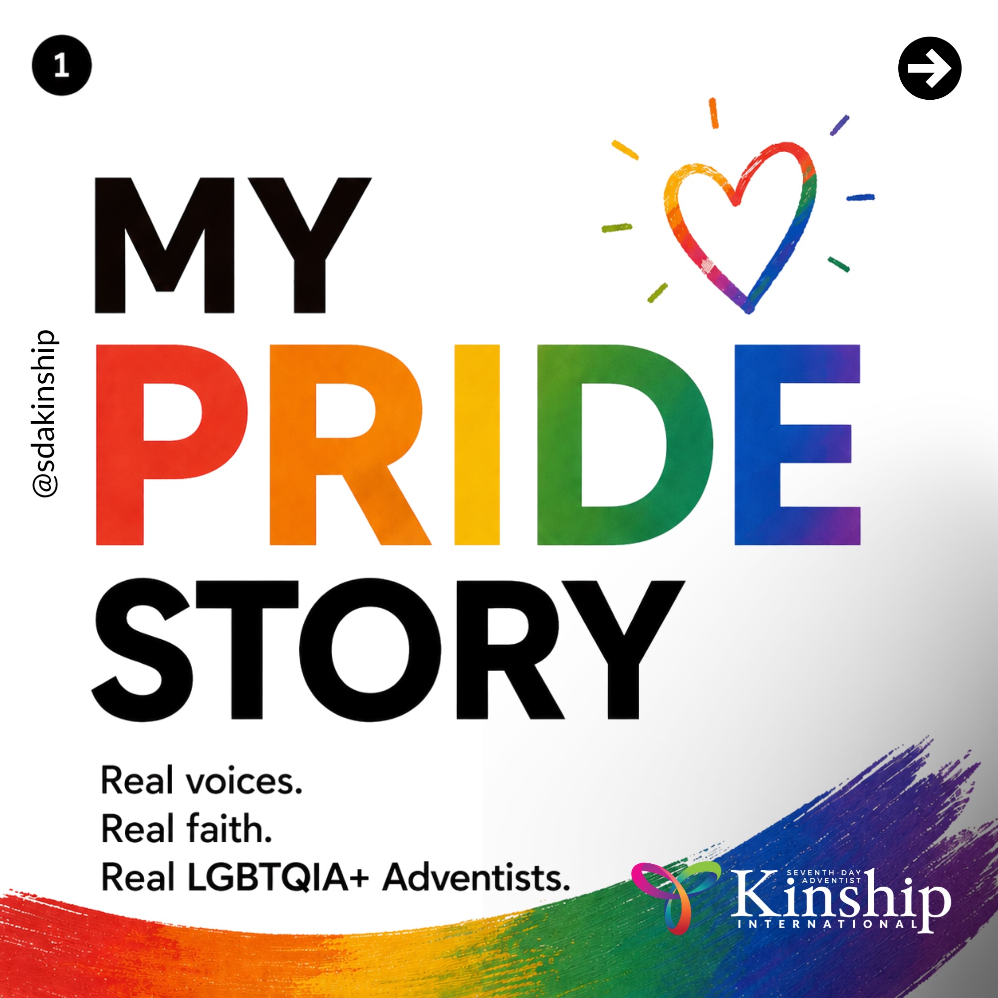 Happy Pride Month! 🏳️🌈🏳️⚧️
Today, we celebrate the lives, stories, resilience, and faith of LGBTQIA+ Seventh-day Adventists around the world.
For decades, SDA Kinship International has been creating spaces where LGBTQIA+ Adventists, their families, friends, and allies can find community, support, belonging, and hope.
Our global membership represents thousands of stories—stories of courage, faith, healing, friendship, service, and love. While our journeys are diverse, we share a common belief: every person is worthy of dignity, respect, and authentic community.
Throughout this Pride Month, we will be sharing voices from our community, celebrating our diversity, and highlighting the many ways LGBTQIA+ Adventists continue to live, love, serve, and grow in faith.
Happy Pride Month from SDA Kinship International.
You are seen.
You are valued.
You belong.
Visit sdakinship.org to learn more, connect, support, or become part of the community.
#PrideMonth #SDAKinship #LGBTQIAAdventists #Adventist #FaithAndIdentity