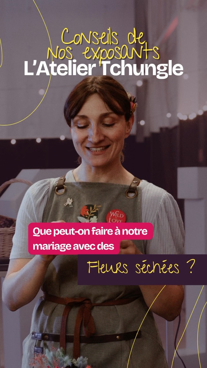 Les fleurs séchées et stabilisées ont une vraie place dans un mariage en 2026. On les imagine souvent poussiéreuses ou démodées, détrompez-vous !
Jennifer vous dit tout ce qu’on peut en faire : bouquets, compositions de table, déco... De quoi voir les choses autrement pour votre mariage !
Retrouvez-la au Wild in Love 2026 de Strasbourg au @chateau_d_osthoffen !
💛 Futurs mariés, les billets d’entrée pour le Wild In Love de Strasbourg, Mulhouse et Colmar sont disponibles via lien en bio.
@latelier_tchungle
@studio.onceuponaday
#mariagealsace #wildinlovefestival #salondumariage #festivalmariage #mariagestrasbourg