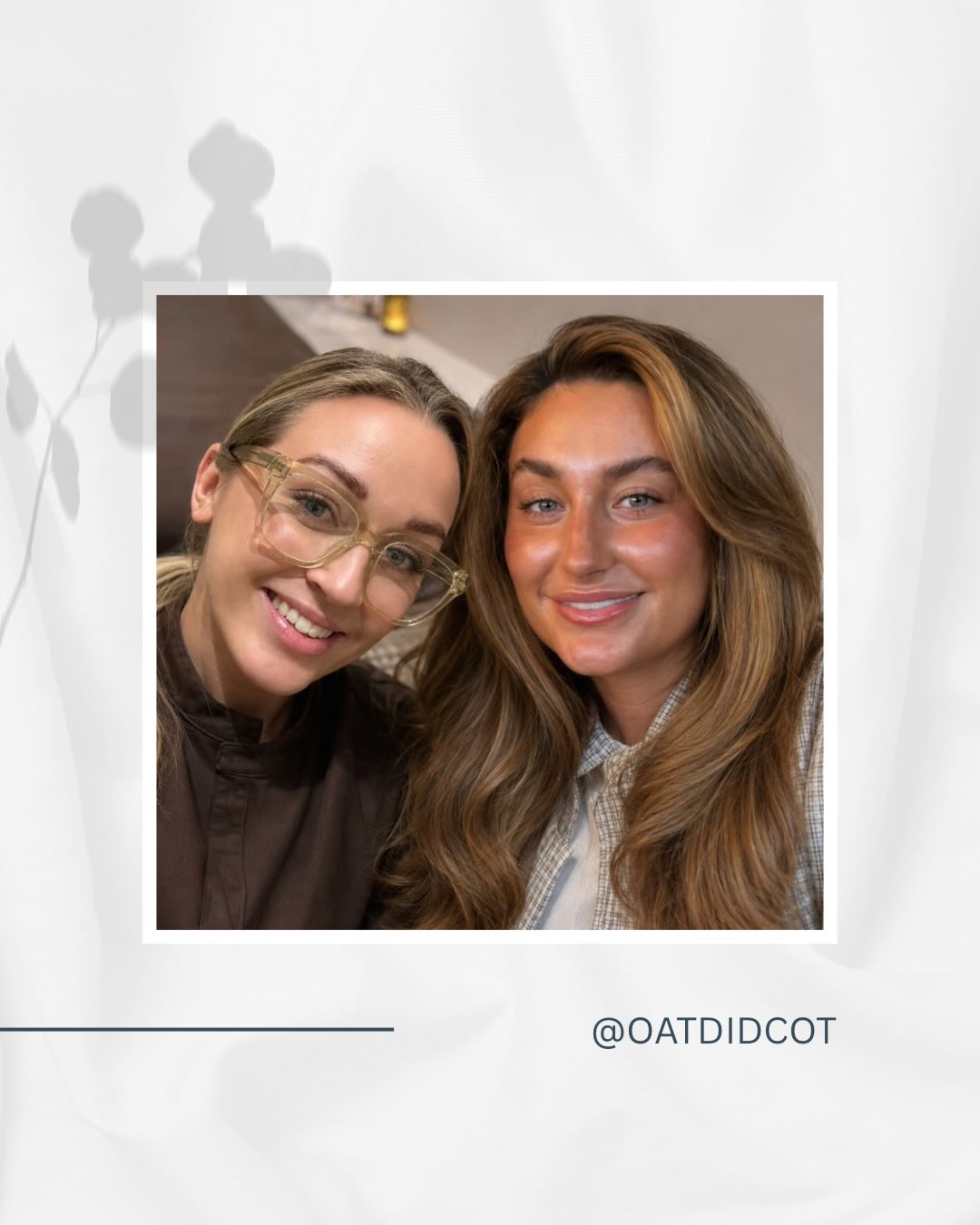 No really - it’s another (pair) of birthday brunch guests 🙏🏼
We can’t wait to have both Michaela and Emily from @oatdidcot join us at our birthday brunch.
They have the most gorgeous salon in Didcot and they’re all about making women feel their absolute best - how lucky are we that they’re bringing a little bit of that along to brunch for you all 🥰
They’ll be on hand offering skincare check ins, hair consultations and dry styling - all focused on quick mum friendly routines, what we all need when we’re low on sleep and tight on time!
Can’t wait to have these ladies join us 🫶🏼
