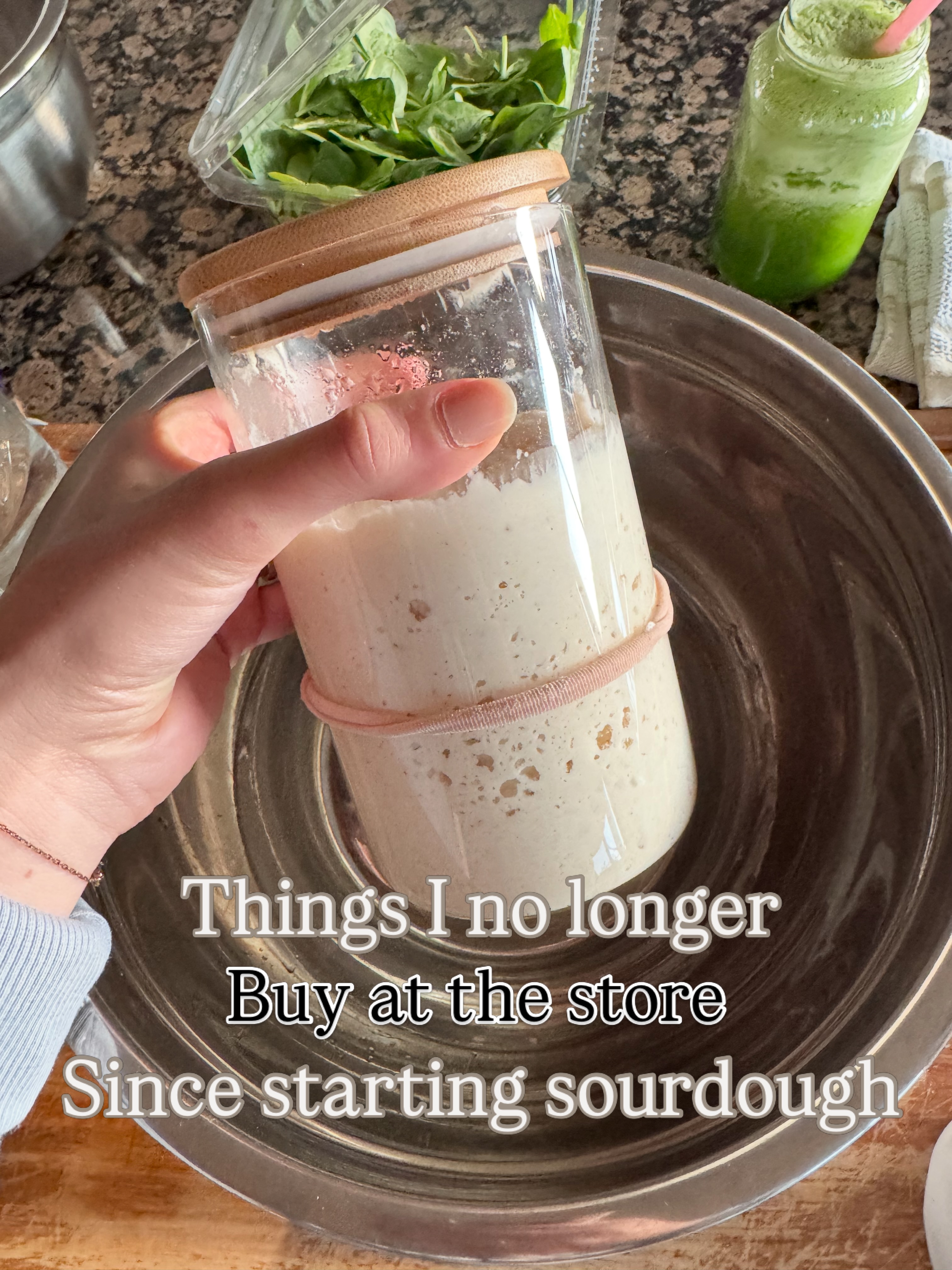 Comment “sourdough” for my sourdough guide 🥖 You’ve been thinking about it… this is your push to finally start a sourdough starter. Follow along for more ❤️
It’s simpler than it seems, a little messy, but so worth it. Let’s make all your favorite baked goods with sourdough! 🤍
My one piece of advice for sourdough is: Just keep baking! Every loaf and baked good will get better with time!
#sourdoughstarter #homemadebread #slowliving #kitchenroutine #realcooking