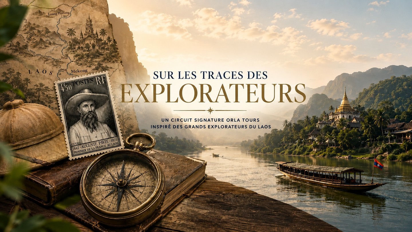 ⚜️ Un voyage que vous ne trouverez nulle part ailleurs.
Nous lançons aujourd'hui le tout premier Circuit Signature ORLA Tours :
🧭 Sur les Traces des Explorateurs
Une aventure inspirée des grands pionniers qui ont parcouru le Laos avant nous.
🏔️ Montagnes oubliées
🚣 Mékong légendaire
🤝 Rencontres authentiques
✨ Hébergements soigneusement sélectionnés
Pensé, créé et développé exclusivement par ORLA Tours.
Une autre façon de voyager.
Une autre façon de découvrir le Laos.
📖 Découvrez notre nouvel article : https://www.offroadlaosaventures.fr/post/sur-les-traces-des-explorateurs-circuit-signature-laos-orla-tours
#ORLATours #CircuitSignature #SurLesTracesDesExplorateurs #ExploreLaos #TravelLaos #AdventureTravel #LuxuryTravel #Mekong #TravelDifferent #VoyageException