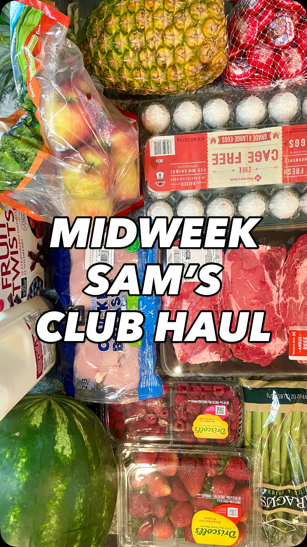 Midweek Sam’s Club haul✨forever running out of fruit, eggs, and meat in our house.
#foodhaul #samsclub #fitnessjourney #familyof5 #food