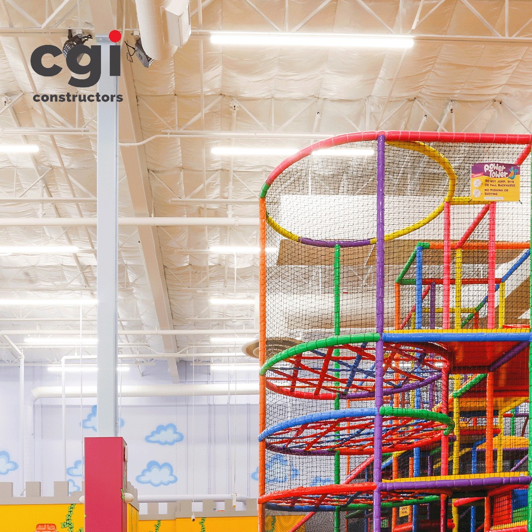We're excited to share the completion of our tenant fit-out project at Kids Empire in Mississauga.
Thank you to our project partners, BDP Quadrangle and Thomas A. Fekete Limited, for their collaboration and commitment throughout the process. It was a pleasure working together to deliver this exciting new space for the community.
Well done to everyone who contributed to the project's success.
#CGIConstructors #ProjectFeature
