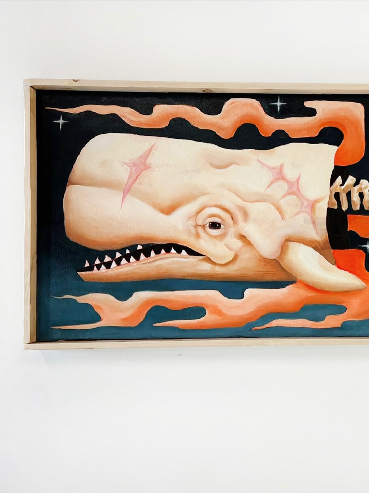 Apocalypse
Peinture à l’huile sur toile, 105x40cm, 2026.