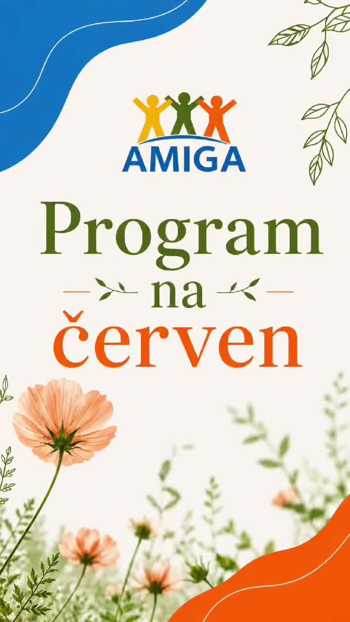 Program na červen v AMIGA
Červen bude plný inspirace, podpory, setkávání i nových zkušeností. Připravili jsme pro vás pestrý program pro děti, dospělé i seniory.
📅 Co nás čeká v červnu?
🚶♀️ 6. 6. – Výlet: Posázavská stezka
💬 9. 6. a 23. 6. | 18:00–20:30 Stejná jako jsem já – podpůrná skupina
🌿 13. 6. | 11:00–13:30
Vnitřní opora – podpůrná skupina
🎨 7. 6., 14. 6., 21. 6. a 28. 6. | 15:00–17:30
Obnova prostřednictvím těla a tvořivosti – podpůrná skupina
🎉 20. 6. RefuFest
🧠 17. 6. a 24. 6. | 11:00–13:30 Psychologická lékárnička pro seniory
💻 17. 6. a 24. 6.
Série online workshopů: Umělá inteligence pro práci i každodenní život
💙 Těšíme se na setkání s vámi. Přijďte si pro podporu, inspiraci i nové zážitky.
🌐 www.amiga-migrant.cz