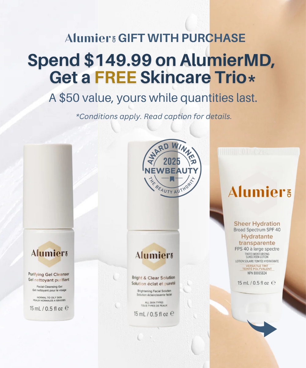 Spend $149.99+ on AlumierMD and receive a FREE skincare travel trio valued at $50.
Your gift includes a 15 mL Purifying Gel Cleanser, a 15 mL award-winning Bright & Clear Solution, and a 15 mL Sheer Hydration SPF. Perfect for travel, your gym bag, or trying new favourites before committing to full sizes.
Available in clinic and on qualifying online orders through June 30, 2026, or while quantities last. *Conditions apply.
Link in bio to book your product pick-up. Limited quantities. Get your travel trio today. 🏃♀️💨
*Conditions apply. Gift with purchase includes three 15 mL travel-size products. Minimum $149.99 subtotal before taxes. To qualify online, orders must be placed through Skin Republic Clinic via the AlumierMD website and redeemed through a product pick-up appointment by June 30, 2026. Cannot be combined with other offers. No cash value or substitutions.
#giftwithpurchase #alumiermd #northyorkskinclinic #torontoskinclinic #travelsizeskincare