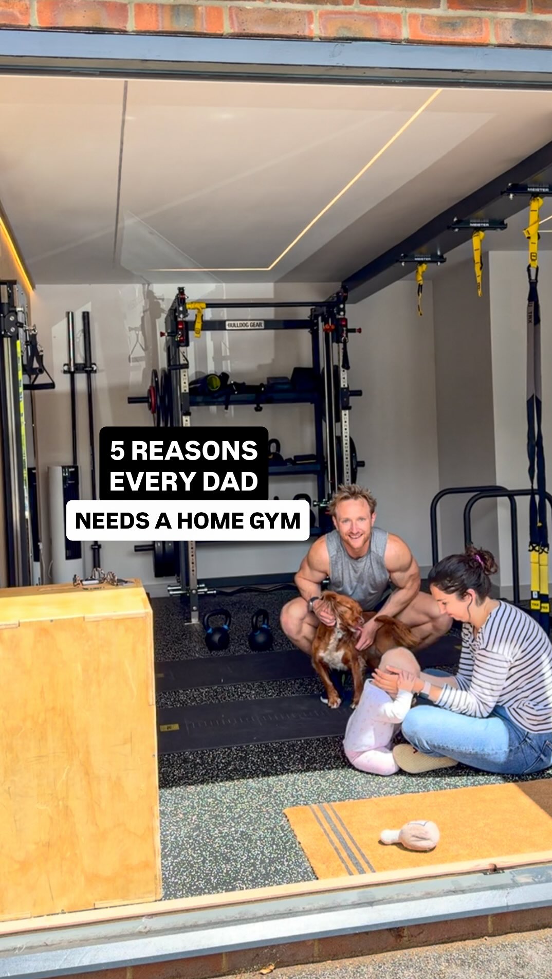 Why every dad needs a home gym:
1. To be a fit role model your kids can follow ๐ฆธโโ๏ธ
2. No commute, so less excuses ๐
3. Kids can use the gym as their playground ๐
4. You can choose the best kit for your training style (obviously @bulldoggear is the GOAT) ๐
5. You can be more present with your family ๐ง๐ถ๐๐ปโโ๏ธ๐ถ
Start off small & build your kit gradually ๐ช
Comment HOMEGYM below for a 10% discount off Bulldog gear ๐ช
#homegym #bulldoggear #activefamily