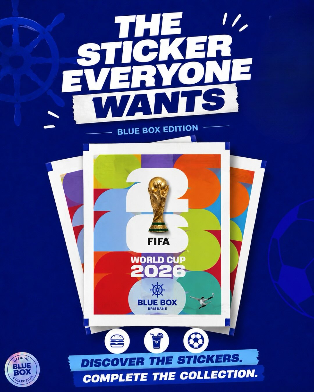 ⚽ ONE WEEK UNTIL THE WORLD CUP.
While everyone else is collecting football stickers…
We’re collecting the real legends.
🌮 Tacos.
🍔 Burgers.
☕ Recovery coffees.
🍹 Matchday cocktails.
The Blue Box Sticker Collection has officially begun.🤭
The question is…
👀 Which card are you unlocking first?
Only at Blue Box. 💙🏆🍻
#footballworldcup #fifaworldcup #brisbanefoodie #brisbanefood #fortitudevalley
