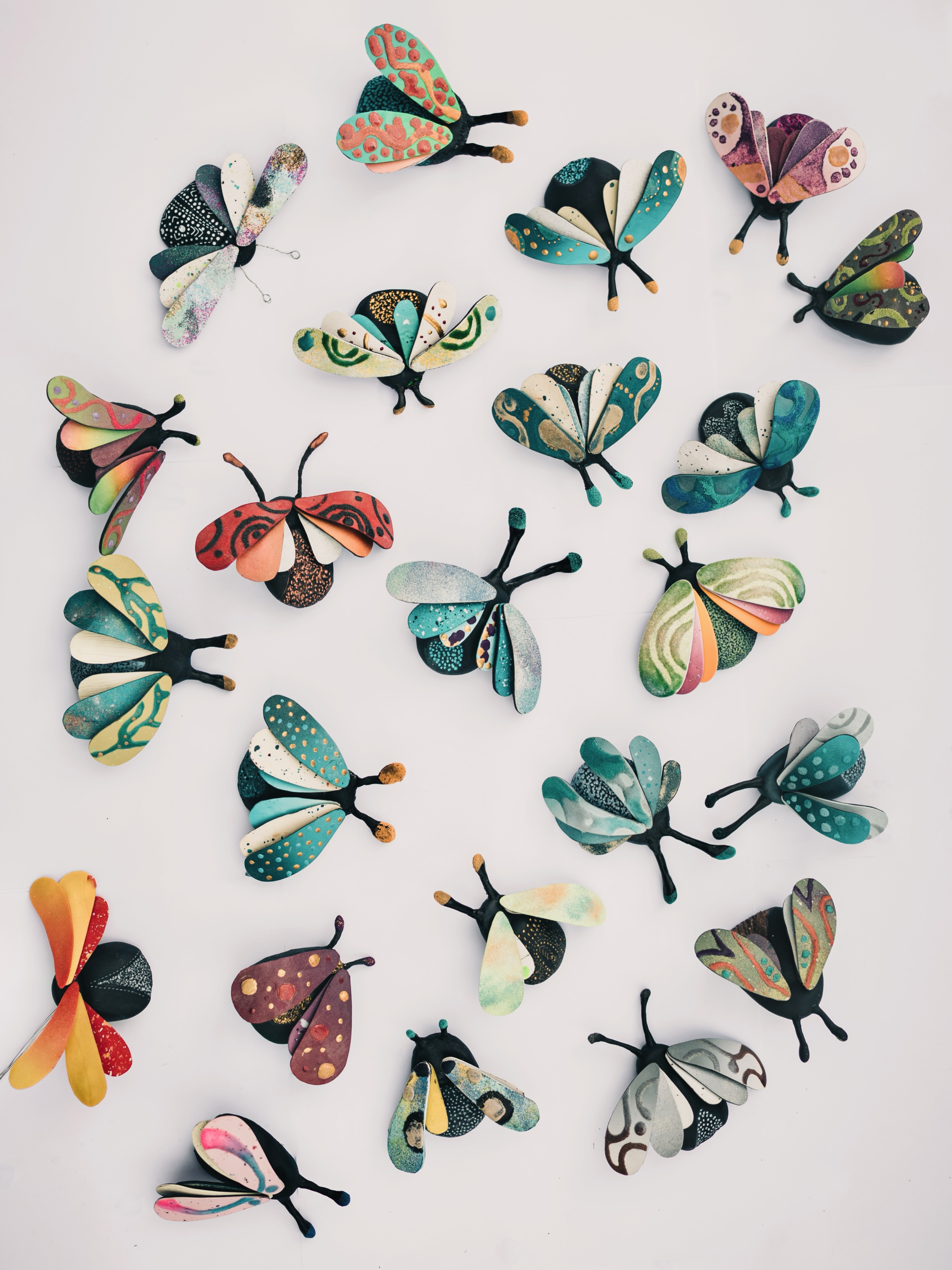 And just like that... the Flying Beetles teaching tour has come to an end. 🧡
With the final stop in Montenol, Switzerland, we spent two wonderful days with attendees of the Swiss, French and German, polymer clay community, creating beetles, sharing experiences, and making many new friends.
It is hard to believe that over the past year I have taught this class nine times in different locations across several countries and had the pleasure of meeting more than 140 creative people who created a beetle of their own. 🪲
Thank you to everyone who joined me on this journey and helped make it such a special experience. 💗
The tenth and final Flying Beetles class will take place online this July, so if you missed the in-person workshops, you are warmly invited to join us from the comfort of your home and learn how to create your own movable polymer clay beetle brooch.
Find out more at www.polymerweek.com