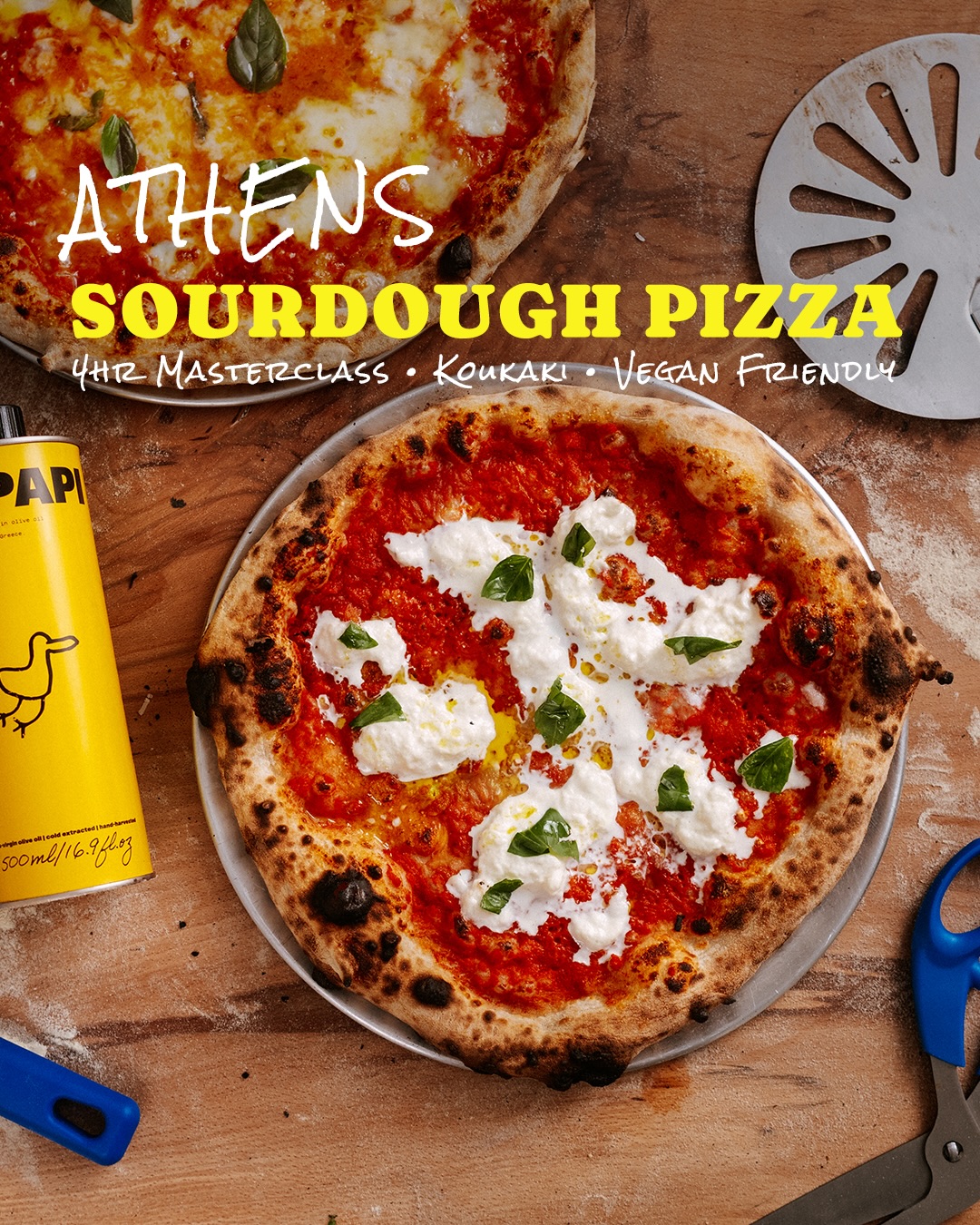 After years of working with sourdough & sourdough pizza, filming sourdough, obsessing over fermentation, failing, learning and baking thousands of pizzas…
I’m finally doing my first Sourdough Pizza Masterclass in Athens ❤️
We’ll spend 4 hours making dough, stretching pizzas, baking, eating and talking all things sourdough.
And yes… everyone goes home with a piece of my 13 year old starter + a gift
If you’re in Athens… come make pizza with me 🙂
See ya in Koukaki @soybird_athens
📅 Tuesday 23rd June
⏰ 6:00 PM - 10:00 PM