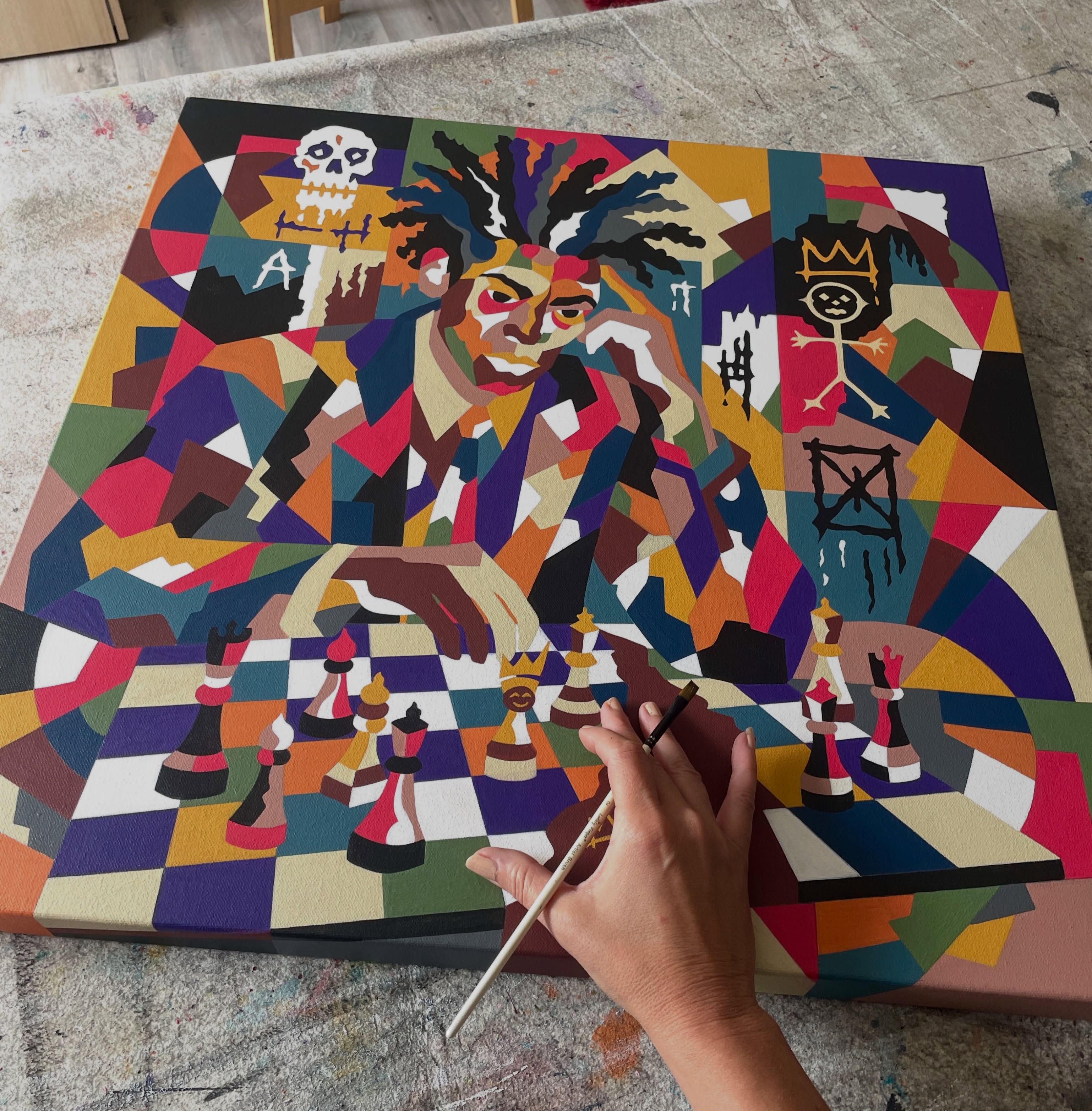 🎨 Travail en cours 🆕
•
•
#peinture #basquiat #50nuancesdemarguerite #maguyvaz
