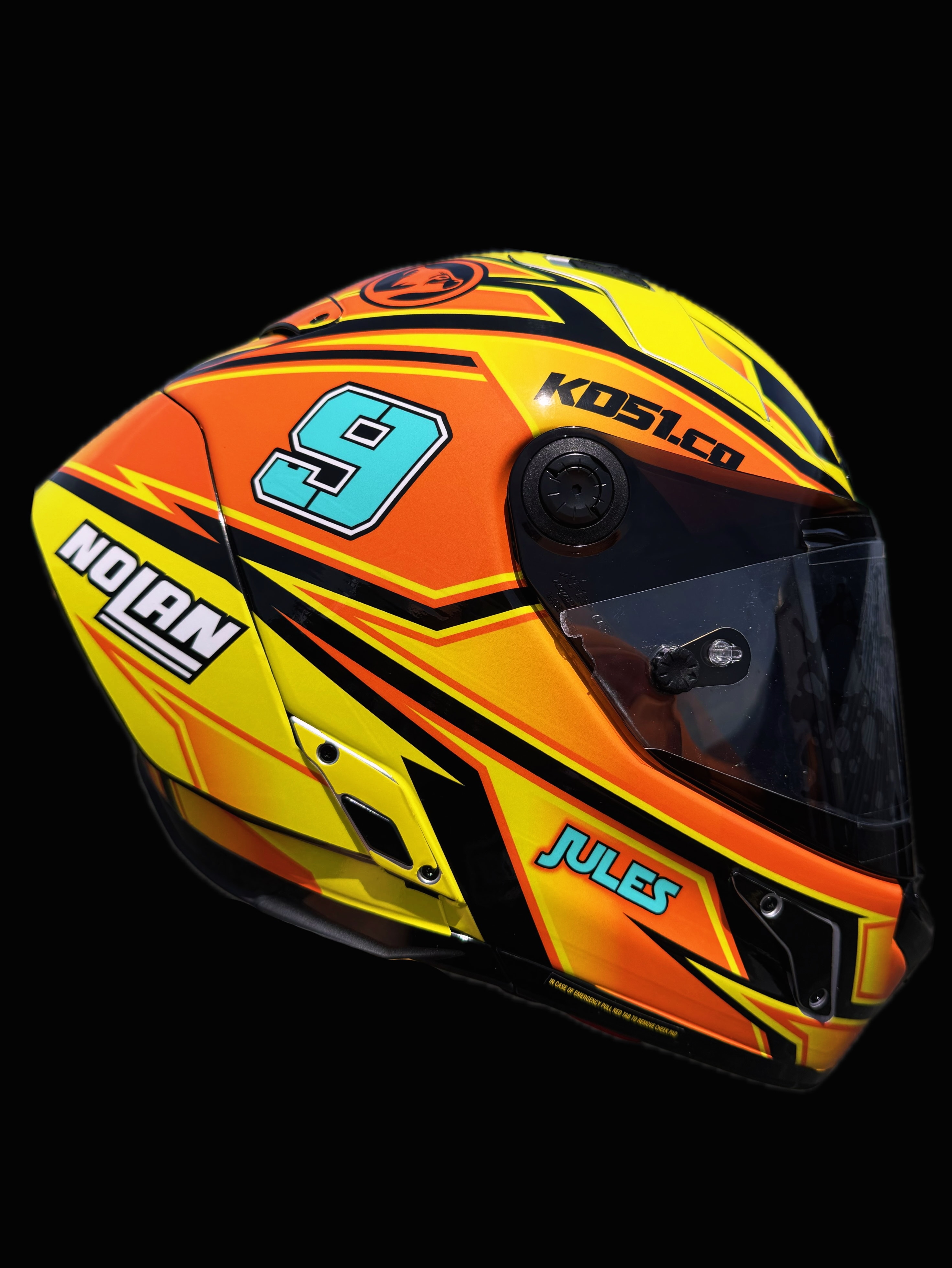 โ๏ธ @jules_zf_racing ๐ฅ Jules will be rocking his new lid at the armha races this weekend ๐ค๐ป