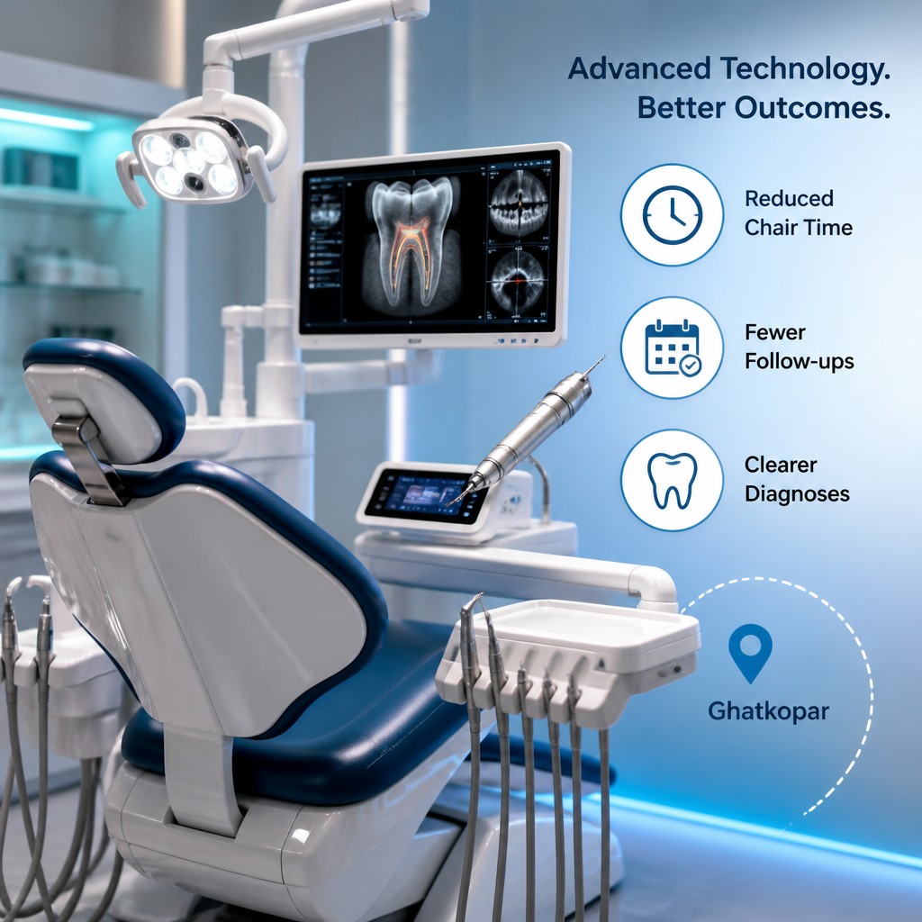 Step inside Evershine with us and see how modern tech changes your dental visit. From clear 3D imaging that finds issues earlier to rotary endodontics that shortens root canal time, every tool is chosen for faster, safer care. Our strict sterilisation protocols mean fewer worries and fewer follow-ups. Residents of Ghatkopar, experience reduced chair time and confident treatment outcomes at Evershine Dental Clinic, Sindhu Wadi, Ghatkopar East. Link in bio. 🦷✨🔬💙
How can we make your next visit more comfortable? Tell us below. #GhatkoparDental #EvershineCare #DentalHealth #RootCanalCare #SterilisationStandards #DentalTech #MumbaiSmiles #OralCare