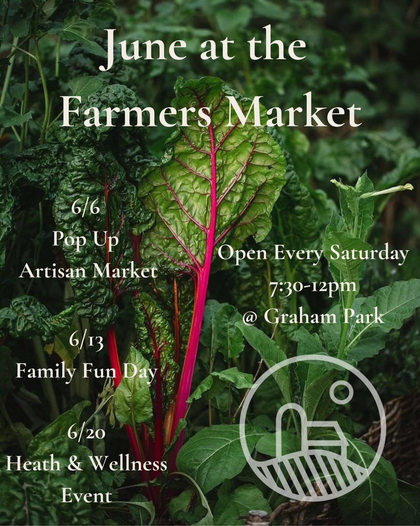 It’s finally June! ☀️😎⛱️
You can stop by and see us every Saturday at @mygrahampark from 7:30-12pm!
No dogs allowed in the market 🚫🐕
Service Animals only 🦮🦜🦙
Outdoor Season at Rochester Farmers Market runs May 2nd through October 31st! That’s 27 weeks of fresh, locally grown, direct from the farmer goodness brought right to town just for you! 🥬🍓🌽🥩🍳🥓🍞
Shop small, shop local, all season long!
Share this with a friend who needs an escape to the farmers market this weekend!
#farmersmarket #rochmn #locallygrown #mnlife #rochfarmmkt