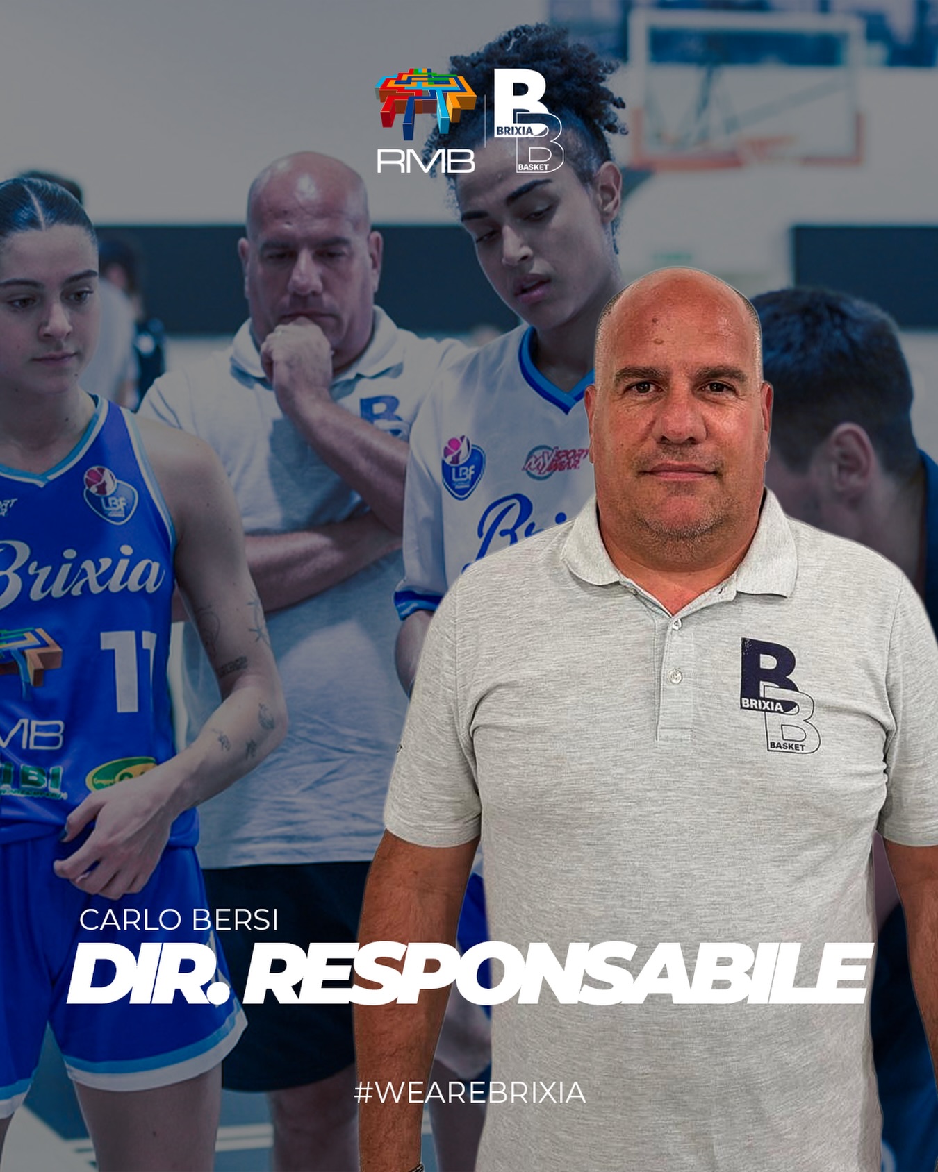 𝙎𝙏𝘼𝙂𝙄𝙊𝙉𝙀 𝟮𝟬𝟮𝟲-𝟮𝟳 🏀
Dietro ogni stagione ci sono persone che lavorano con passione, competenza e dedizione per far sì che tutto funzioni al meglio 🤍💙
Anche per la stagione 2026-2027, Carlo Bersi continuerà a ricoprire il ruolo di Dirigente Responsabile della prima squadra 🔥
Disponibilità e profondo attaccamento ai colori biancoblù: una figura di riferimento che, con il suo lavoro quotidiano e la sua presenza costante, contribuisce in modo fondamentale alla vita del gruppo.
Pronti a vivere insieme una nuova stagione di emozioni 💪🏀
#wearebrixia