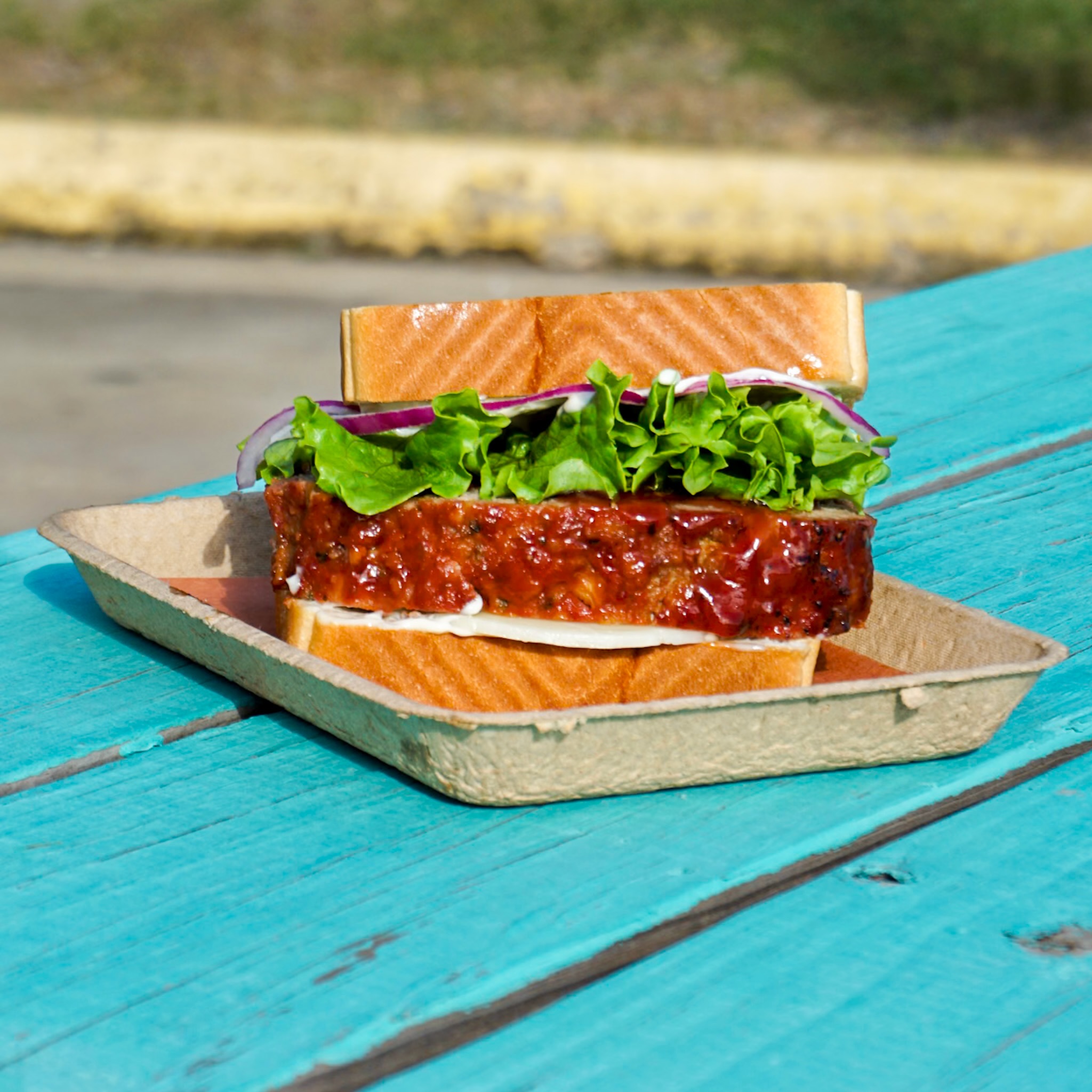 This ainât your mommaâs meatloaf! WEDNESDAYS ONLY get a bite of our Hank Hill Meatloaf Sandwich!