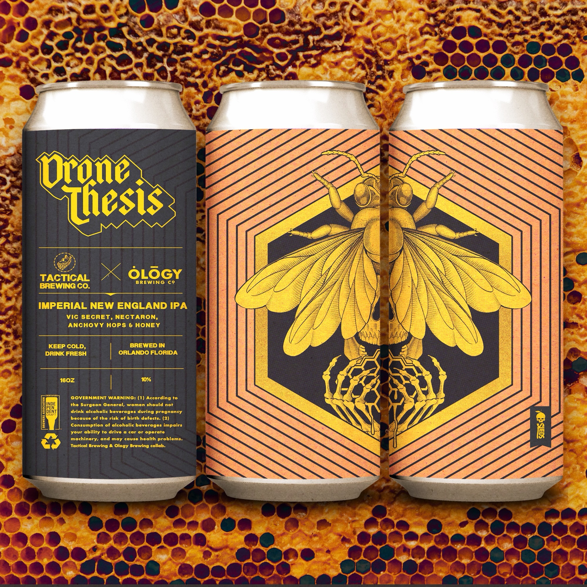 💀🐝 Drone Thesis 🐝💀
Brewed in collaboration with our friends at @ology_brewing_co, this 10% Imperial New England IPA is absolutely loaded with Vic Secret, Nectaron, Anchovy hops, and a touch of Florida honey.
Expect waves of ripe pineapple, passionfruit, peach nectar, citrus candy, and tropical mango from the hop bill. The Florida honey adds a subtle floral sweetness that helps balance the massive hop character while letting the juicy aromas shine.
Available tomorrow on tap and in cans.
💨💨💨 RUN CLUB TONIGHT 💨💨💨
🏃 Meet at 6 PM
🏃♀️ Run starts at 6:30 PM around beautiful Lake Baldwin
🌮 @thepasskitchen 5–9 PM
🍺 $1 off beer all night for participants
Plus, we’ve got a stack of fresh can releases and the Baldwin Park 25th Anniversary Block Party happening tomorrow. See you at the brewery!
#CraftBeer #NEIPA #OrlandoBeer #DrinkLocalFL #FloridaCraftBeer