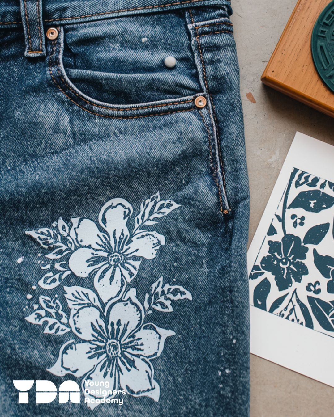 In class today, I watched my student carefully customise a pair of denim jeans with floral stencils, patiently placing each design as she built confidence and explored her creative style through fabric painting. At this point, even plain denim should probably start nervously avoiding her.
#instagood #instadaily #lifestyle #art #design #instaart #creative #designer #creativelife