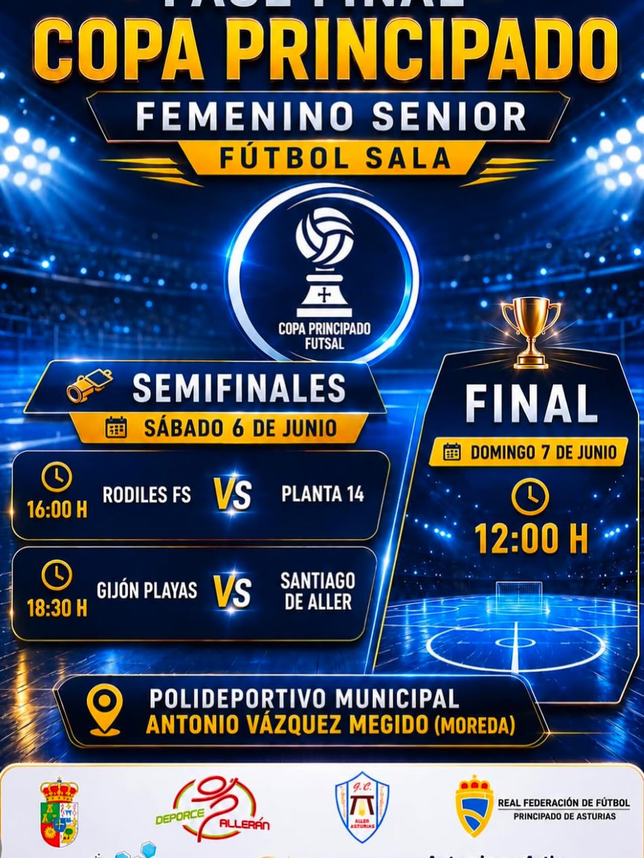 Mañana, 18:30, toca tarde de polideportivo, toca empujar a nuestras guerreras, las auténticas. Saldrán a darlo todo e intentar llegar a la final. Pase lo que pase, estamos más que orgullosos de este grandísimo equipo!
Vamos guerreras!!!