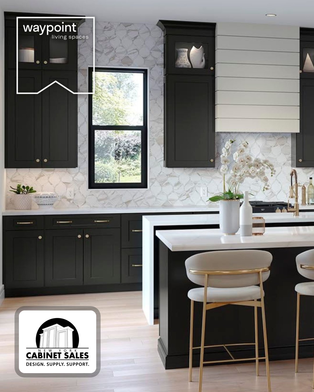 Four Things to Consider When Creating a Modern Kitchen 🌿
1️⃣ Think simple kitchen decor
2️⃣ Play with color (if you dare)
3️⃣ Mix it up with open living room and kitchen ideas
4️⃣ Embrace your inner fashionista
Work with our expert team at New York Cabinet Sales LLC to create the living space of your dreams. Give us a call, (631) 458-0119, or stop into our showroom located at, 110-B Brook Avenue Deer Park, for a free estimate.
#WaypointLivingSpaces #ModernKitchenDesign #ShakerCabinetry #BoldColor #MinimalistKitchen