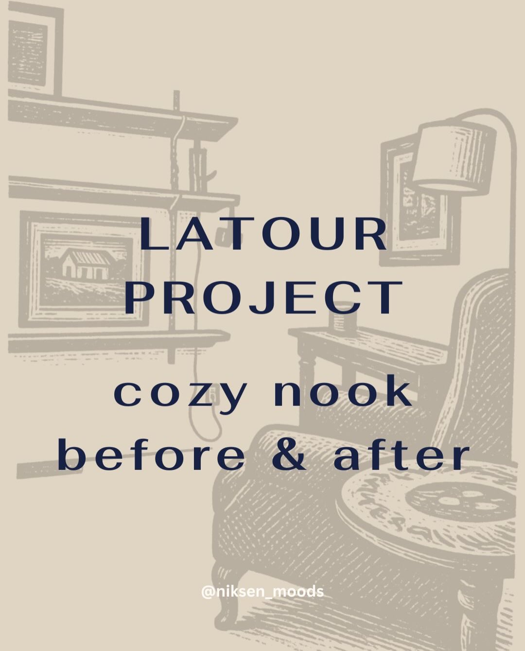 The Latour Project: Reveal #2 📚✨
Not every home needs a formal dining room.
My client realized that this space wasn’t serving him. While the room was originally intended for dining, he already had a place to gather and eat in the kitchen. Instead, this room sat largely unused.
So rather than holding onto a space for a purpose that no longer fit his lifestyle, we transformed it into something far more meaningful: a reading nook.
We brought down a beloved wingback chair from upstairs, surrounded it with artwork, family photos, and treasured pieces, and created a cozy corner designed for slowing down and enjoying a good book.
One of my favourite parts of interior design is helping people reclaim underutilized spaces and reimagine them in ways that support how they actually want to live.
Swipe to see the transformation ➡️
#niksenmoods
#LatourProject
#designwithme