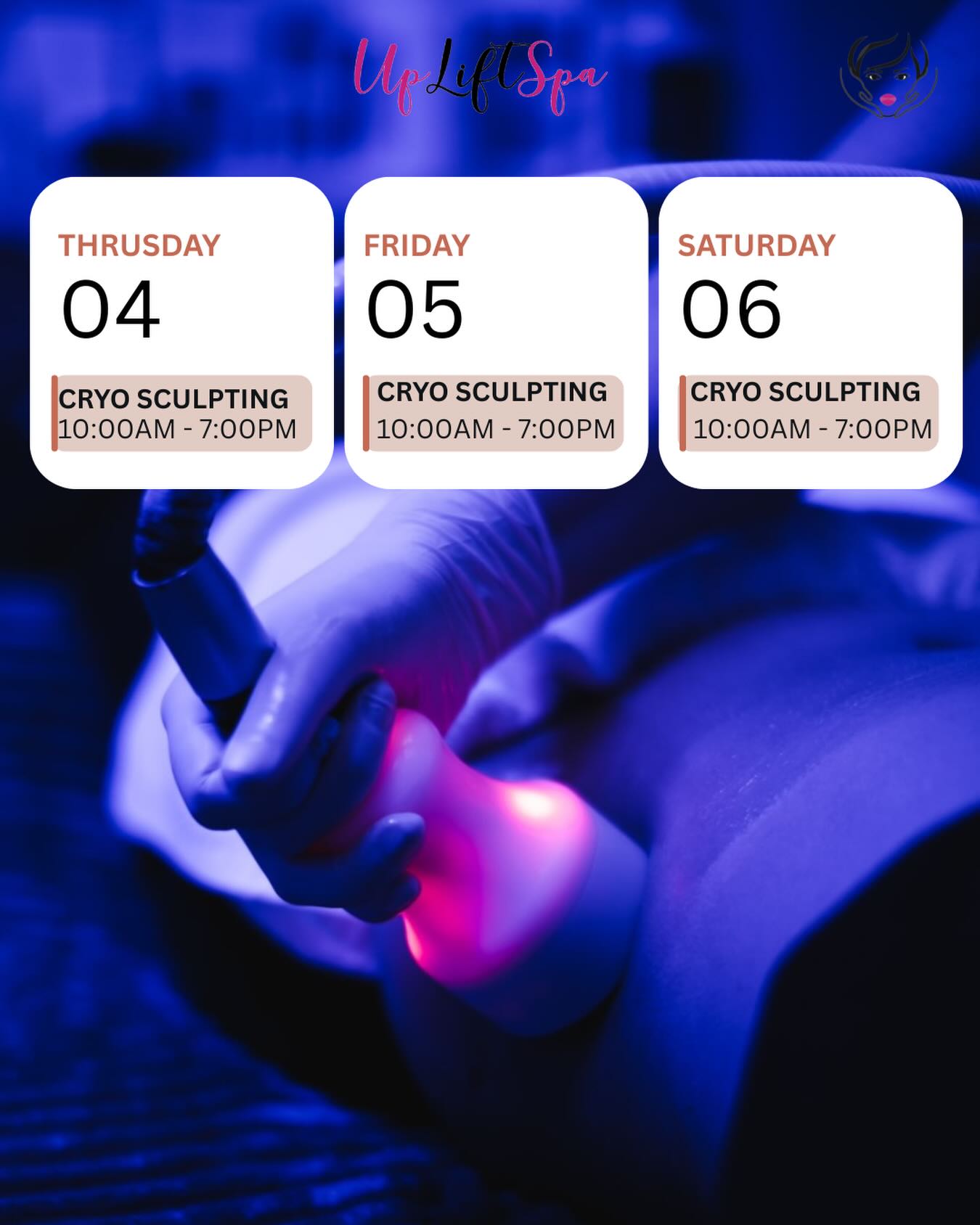 It starts TODAY ✨
Our Limitless Cryo Event is officially here — 3 days dedicated to sculpting, toning, and experiencing one of our most in-demand treatments at a special event price.
If you’ve been curious about cryo… this is your moment to try it.
Limited days. Limited spots. Real results. 🔥❄️
📅 June 4, 5 & 6
📍 120 E 116 St. East Harlem
#cryosculpting #bodycontouring #medspanyc #beautydeals