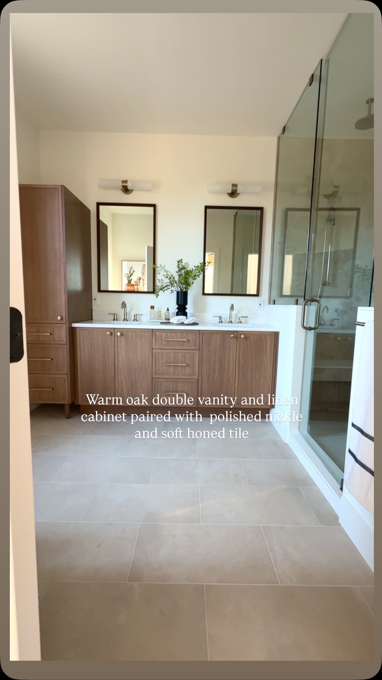 Modern Rustic Retreat Update🏡
A soft cohesive palette creates a bathroom that feels calm and elevated, modern yet timeless, warm and inviting.
Texture, scale and warmth come together to bring a luxurious, organic spa feel to this ensuite bathroom.
Listing Agents: @faye_moxam @maddihanley Design: @retreat_homes
Builder: @aawdesignbuildltd
Tile: @blackbirdstoneandtile
Vanity: @teodorvanities
#primarybathroom #bathroom #organicmodern #princeedwardcounty #realestate homerenovationproject
movingtothecountry countryliving
Prince Edward County real estate
Modern organic home
Country home
Live in the County