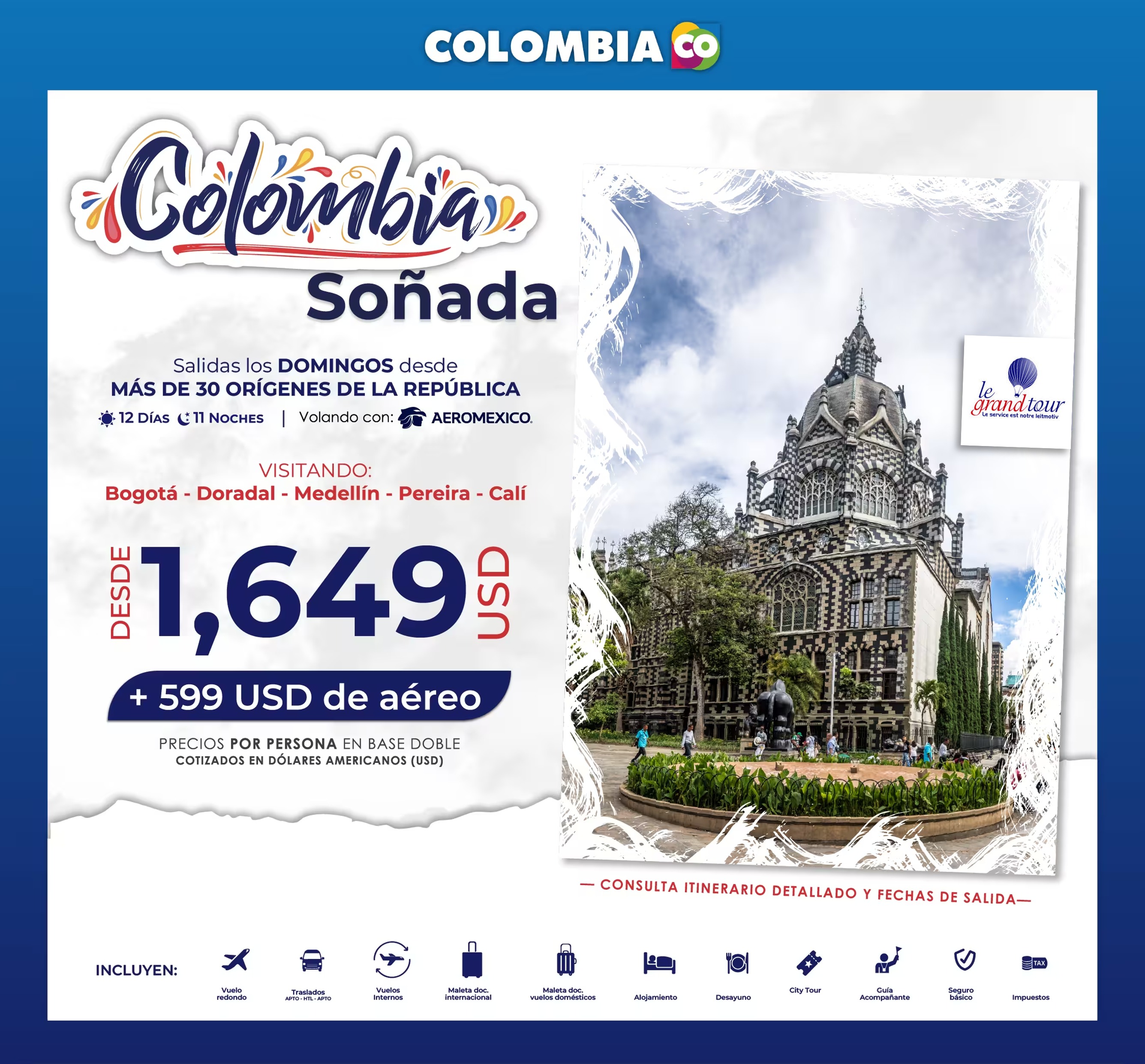 Colombia te invita a explorar 🌎🌿 ¡Vive la experiencia auténtica!
#TurismoColombia #Viajes #Aventuras