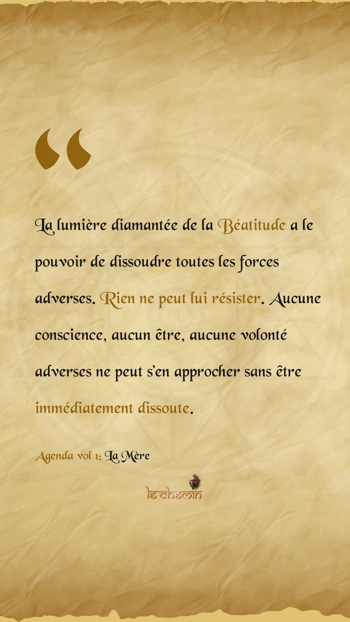 🔸 Comment dissoudre l'ombre autour de vous ? ◼️
La lumière diamantée de la Béatitude a le pouvoir de dissoudre toutes les forces adverses. 🔸
#LeChemin #AlchimieInterieure #YogaIntegral #SriAurobindo #LaMere #Supramental #Conscience #EveilSpirituel #Transformation #Souverainete