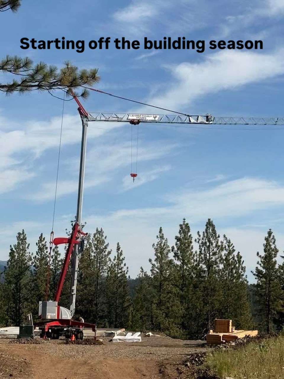Getting the season started! #buildinghomes #luxury #customhomes #goals