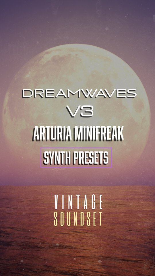 DREAMWAVES V3 | @arturia_official Minifreak Synth presets
https://www.vintagesoundset.com/product-page/dreamwaves-v3-arturia-minifreak
💾120+ Original patches
🎛Macros mapped for Hardware & Software Versions
🎹Perfect for Synthwave, Outrun, Retrowave, Synth-pop
🌅Endless inspiration