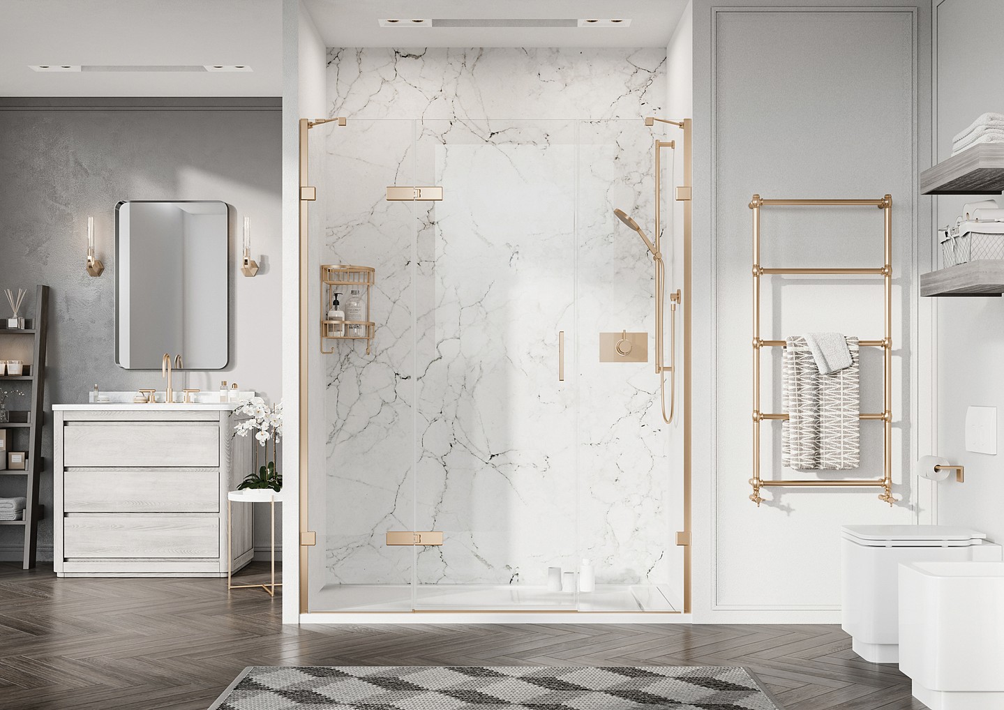 Know your wet room from your walk-in? ๐ Our complete guide to shower terminology makes bathroom upgrades simple โ the terms, the choices, and what to ask your contractor. Link in Bio #BathroomRenovation #ShowerDesign #HomeTips