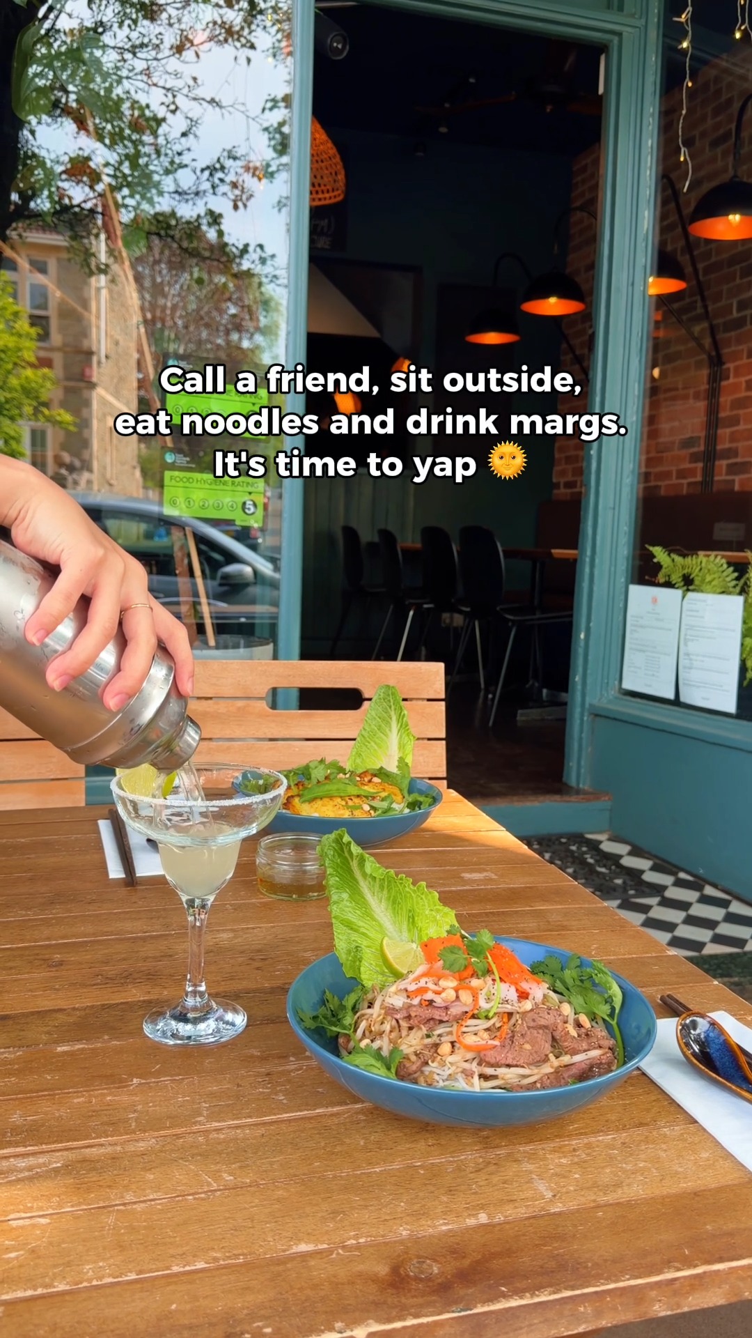 TGIF ✨ It's the weekend!! 🌞 We're open from 12pm - late and are serving up delicious Vietnamese food and 3-for-2 cocktails. This is your sign.. call your bestie! 😉
