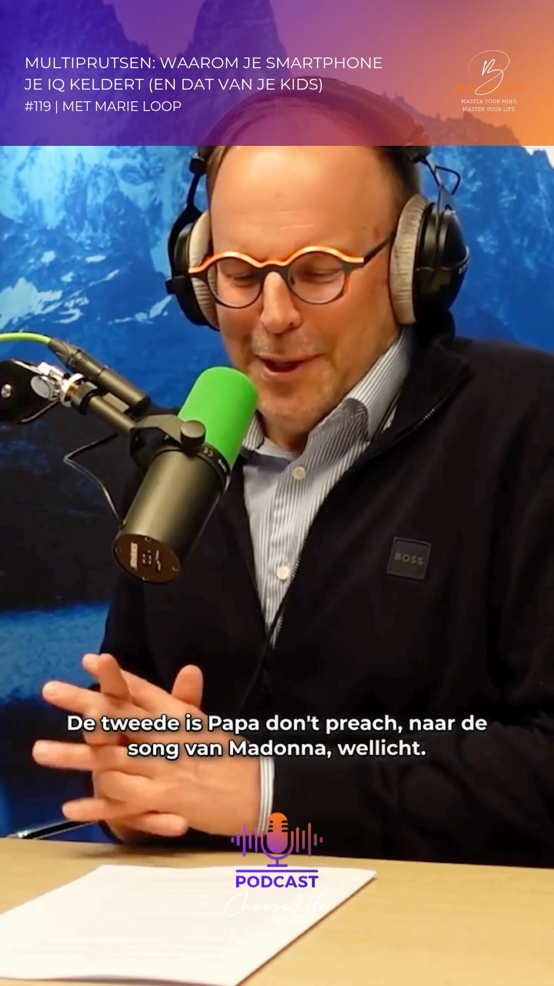Eerst connectie.
Dan correctie.
Misschien is dat wel één van de belangrijkste lessen in opvoeding.
Want ja, grenzen zijn nodig.
Maar als we over alles ruzie maken, verliezen we soms net wat het belangrijkste is: het gesprek.
Met Marie Loop praat ik over gezond schermgebruik bij jongeren. Niet vanuit paniek of preken, maar vanuit verbinding.
En misschien begint het daar wel. ❤️
#chooselife #bensansen #marieloop #opvoeding #jongeren #schermgebruik #mentalegezondheid #ouderschap