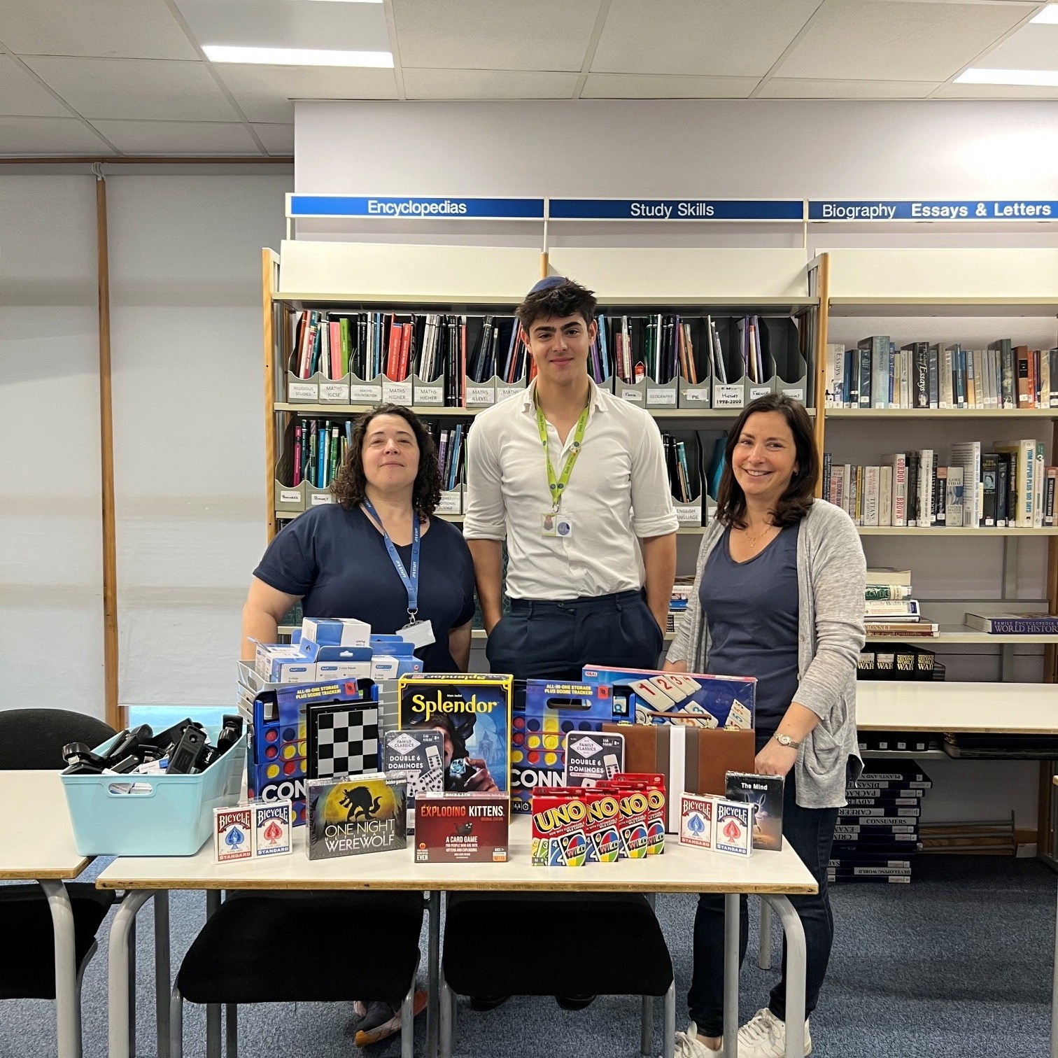 The JFSPA is proud to support the fantastic @jfs.hbhgteam and the incredible work they do for our students. We hope these games and resources bring lots of fun, connection and enjoyment to children throughout JFS. Alongside resources for the Sixth Form, we’ve donated a selection of board games, card games and other activities for students to enjoy in the library, creating even more opportunities for them to relax, socialise and have fun together