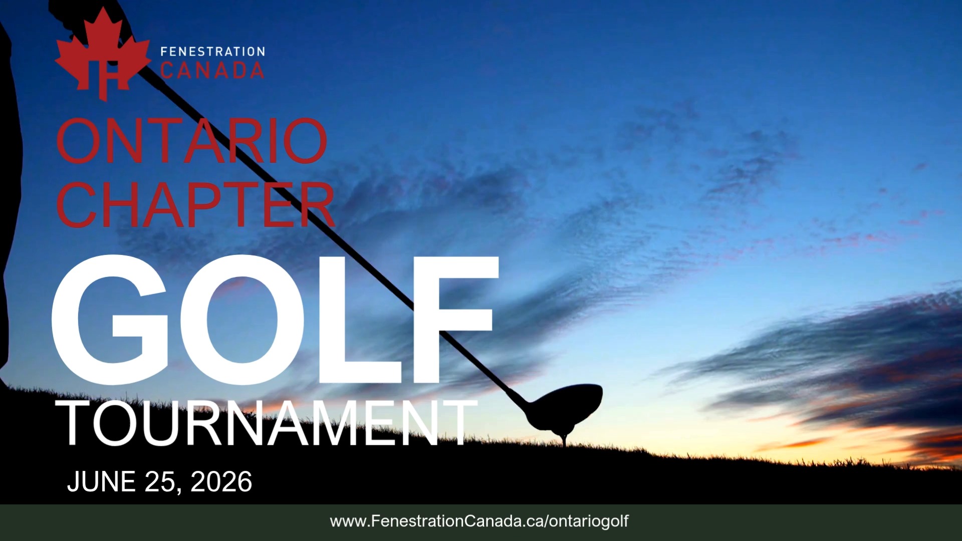 Fenestration Canada is pleased to invite 𝐦𝐚𝐧𝐮𝐟𝐚𝐜𝐭𝐮𝐫𝐞𝐫𝐬, 𝐬𝐮𝐩𝐩𝐥𝐢𝐞𝐫𝐬, 𝐚𝐧𝐝 𝐢𝐧𝐝𝐮𝐬𝐭𝐫𝐲 𝐩𝐚𝐫𝐭𝐧𝐞𝐫𝐬 to the 𝐎𝐧𝐭𝐚𝐫𝐢𝐨 𝐂𝐡𝐚𝐩𝐭𝐞𝐫 𝐆𝐨𝐥𝐟 𝐓𝐨𝐮𝐫𝐧𝐚𝐦𝐞𝐧𝐭, an excellent opportunity to connect with colleagues, strengthen business relationships, and enjoy a great day on the course.
📅 Date: June 25, 2026
🕣 Time: 8:30 a.m. Modified Shotgun
📍 Location: 𝐂𝐡𝐞𝐫𝐫𝐲 𝐃𝐨𝐰𝐧𝐬 𝐆𝐨𝐥𝐟 𝐂𝐥𝐮𝐛, Pickering, ON
Registration is open and sponsorship opportunities are available!
Cherry Downs Golf Club is one of Ontario's premier championship golf courses. Known for its beautifully maintained fairways, challenging layout, and scenic surroundings, Cherry Downs offers an exceptional golfing experience for players of all skill levels.
Whether you're looking to network with industry leaders, entertain clients, or simply enjoy a day outdoors with fellow fenestration professionals, this event promises a perfect blend of business and recreation.
Don't miss this opportunity to build valuable connections while supporting the Ontario Chapter and the continued growth of our industry. We look forward to seeing you on the course!
#GlassIndustry #Fenestration #WindowsandDoors #Windows #Doors