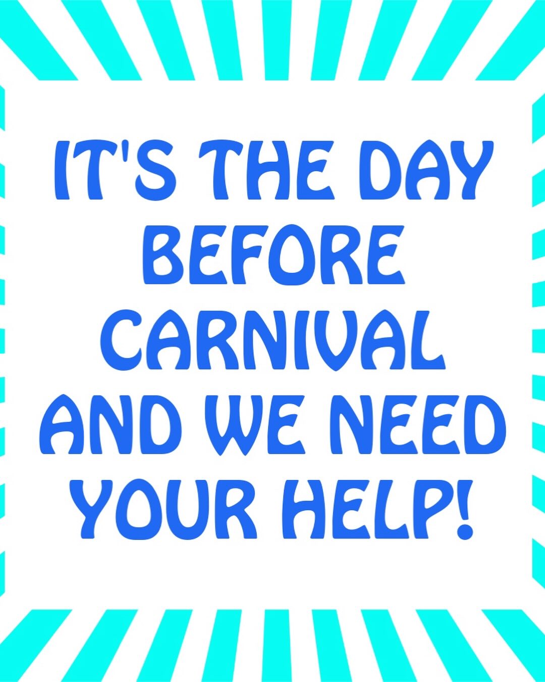 All hands on deck! Just one day to go until Woodchurch Carnival 2026 😱. This evening at 6pm we welcome everyone to the Green to help us set up the marquee. Just find someone in hi-vis and they’ll put you to work!