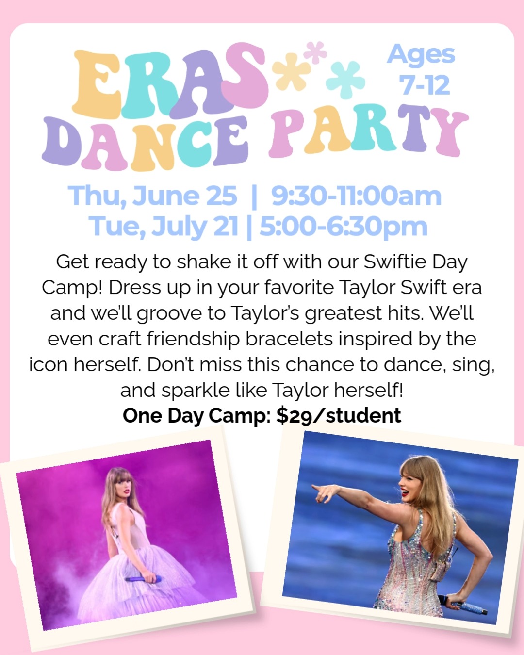 ☀️The ultimate summer playdate! ☀️
Join us for one of our One Day Dance Camps for a high energy and adventure. From fun routines to crafts and new friends, your dancer won't want to miss out! 🩰
Two themes🌸🧙♀️, Four Days! Pick your best adventure! 🥳
Check our website for more information and to register!
https://www.masondance.com/summer
#summer2026
#masondancecenter #summerdance