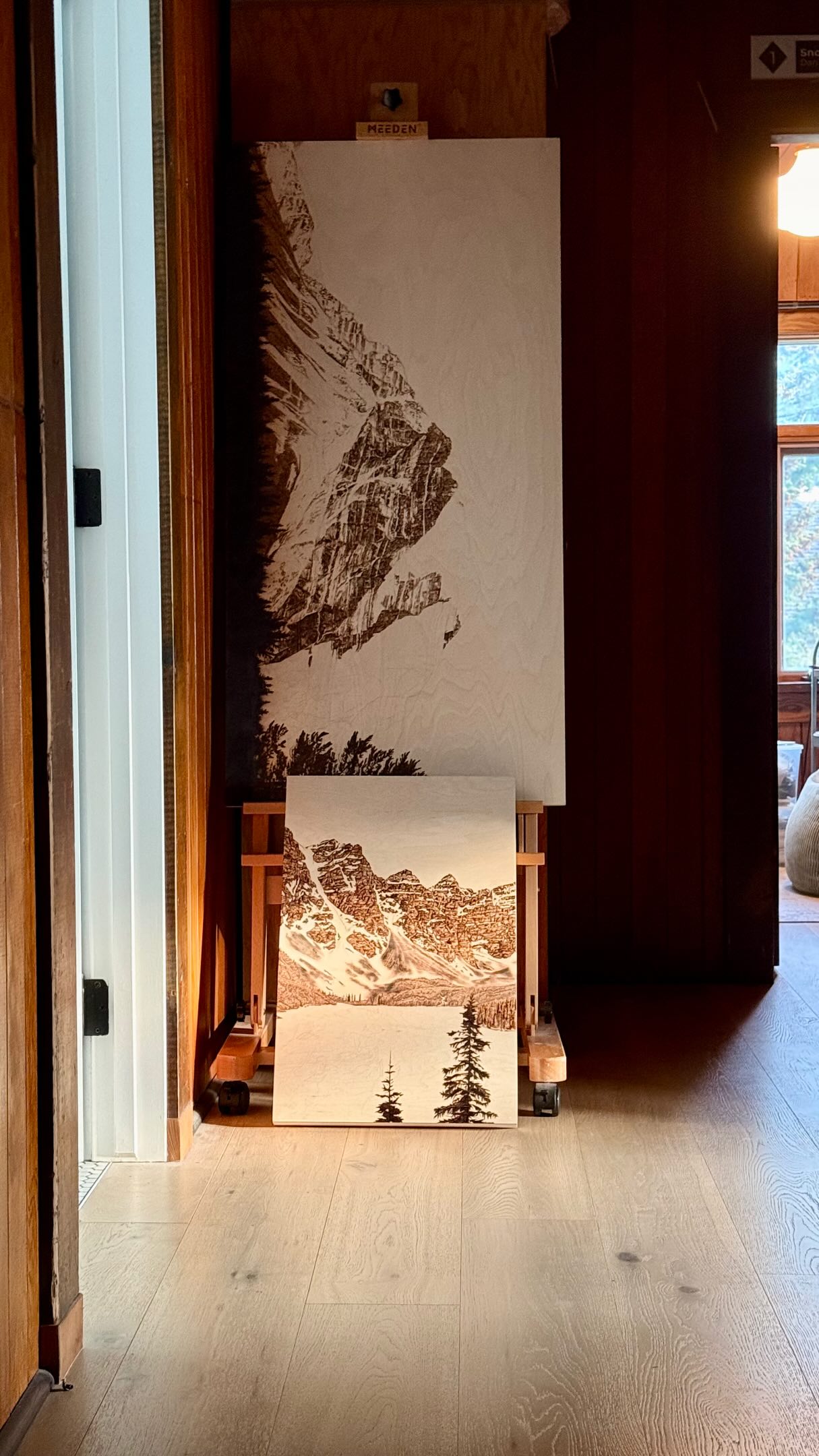 A little outside my comfort zone on this one. 💙
This is the first painted layer of Moraine Lake that will be part of my new collection debuting at the Calgary Stampede! It’s also the first lake I’ve ever painted!
Water has always been one of those things I wasn’t quite confident tackling, so I decided it was time to stop avoiding it and start experimenting. Every piece teaches me something new, and this one is definitely doing that.
Still lots to add, but I’m excited to see where it goes. ✨
#MoraineLake #WoodBurningArt #Pyrography #CanadianArt #CalgaryStampede ArtistProcess WorkInProgress MountainArt AlbertaArt TimelapseArt