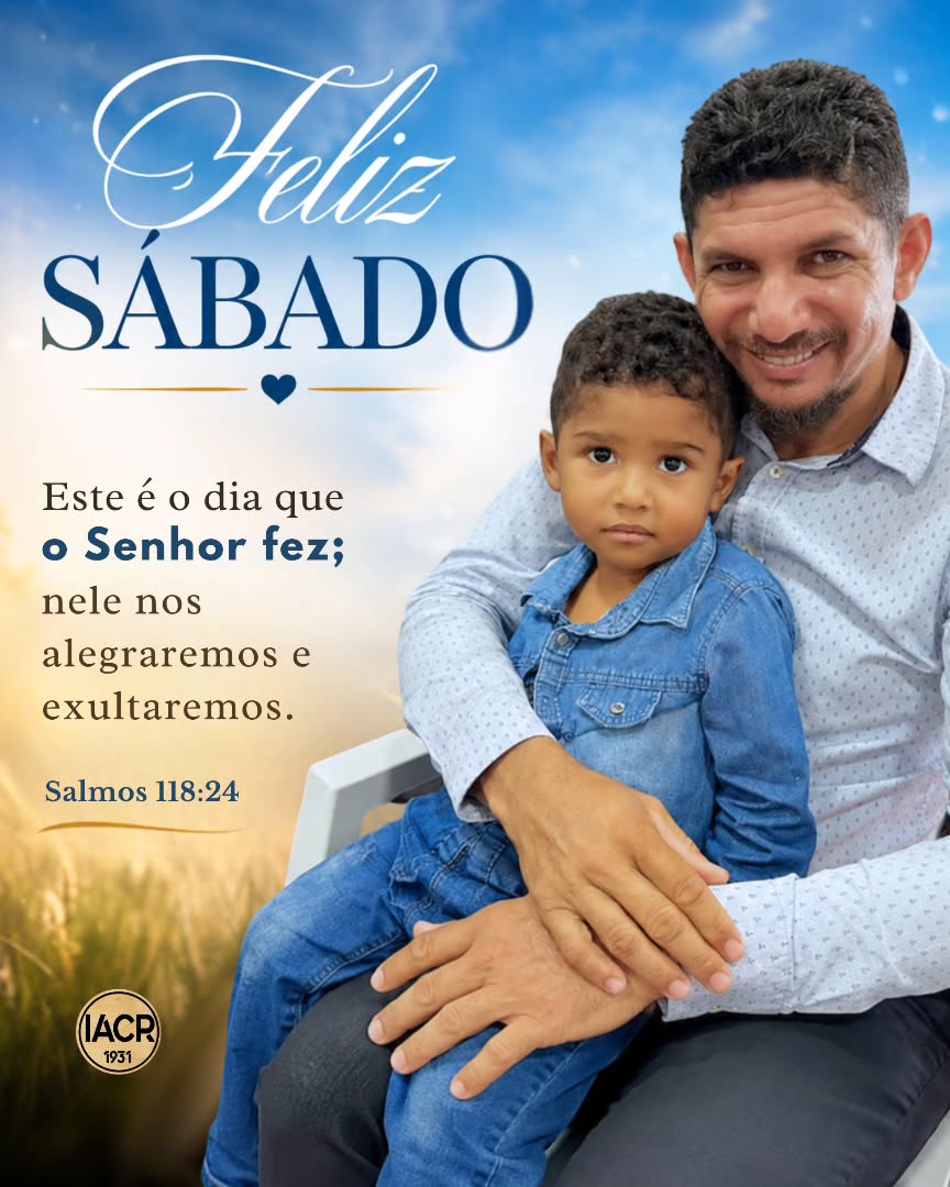 Feliz sábado! Que este dia seja repleto da presença de Deus, renovando nossa fé, nossa esperança e nossa alegria. Que o Senhor abençoe você e sua família. 🙌🏻
#felizsabado #sabadoabençoado #adoração #gratidāo