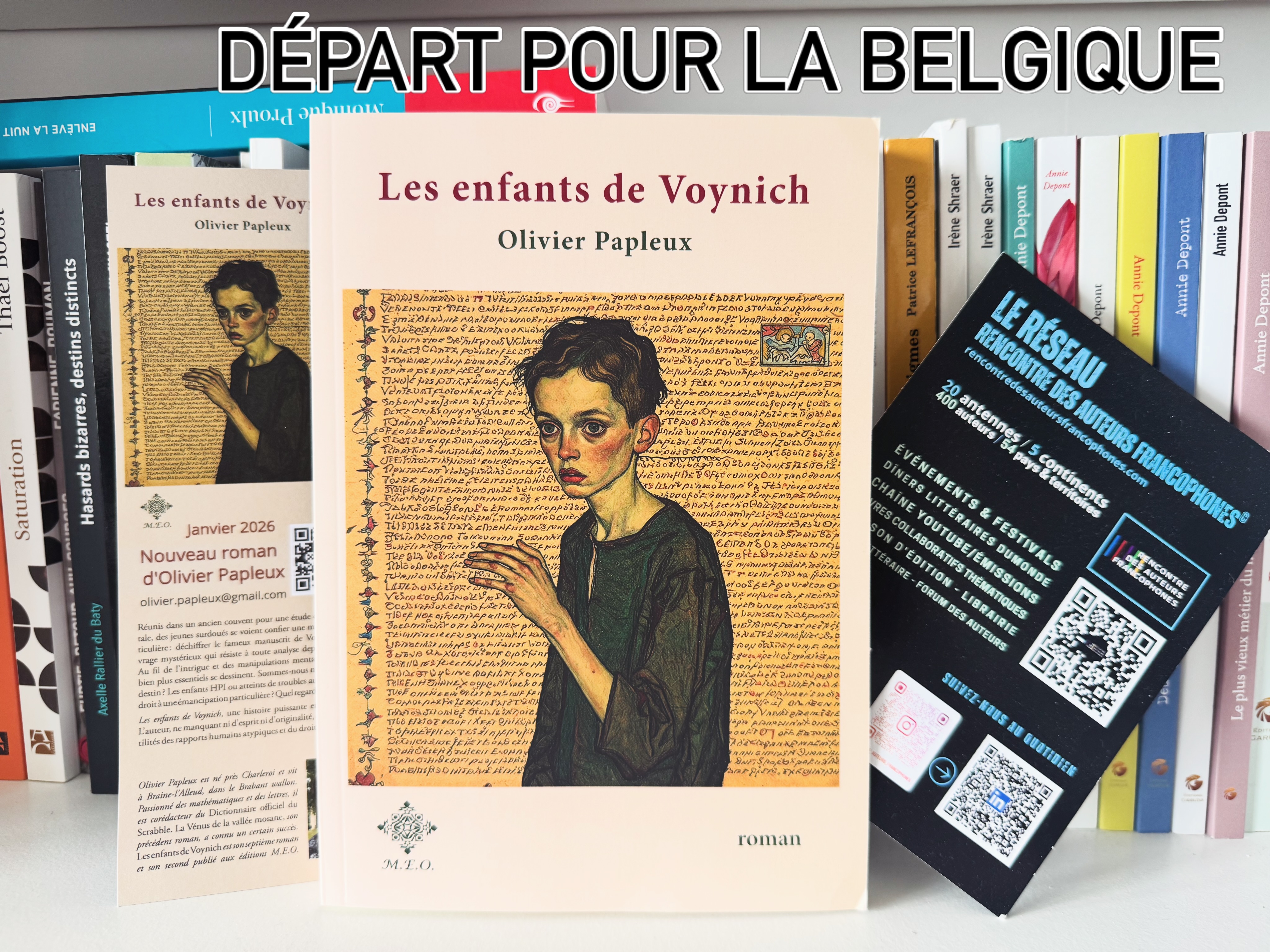 Gros succès pour ce nouveau roman d’Olivier Papleux, qui vient d’être à nouveau disponible après une nouvelle impression faute de stock !
Commande ce jour sur Rencontre des Auteurs Francophones pour la Belgique ! 🇧🇪
Avec une dédicace en prime !