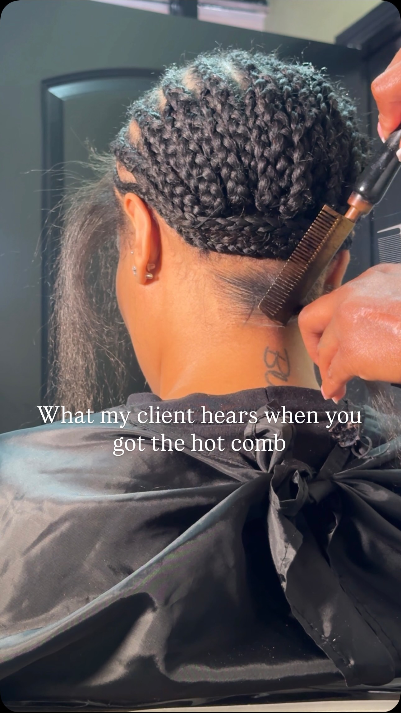 You would have thought its was a fish fryā¦
Old school hot combs wasnāt just about straight hair⦠it was about sitting between somebodyās knees, getting your edges pressed, smelling that stove heat, and knowing not to move too much š
For our community , hair has always been more than hair. Itās tradition, beauty, survival, creativity, and memories passed down from our mamas, aunties, and grandmas.
That hot comb had us scared, but baby⦠the silk press was SILKING. š
Who else can still hear āhold your earā in their head?
And that red Curl WAX š
