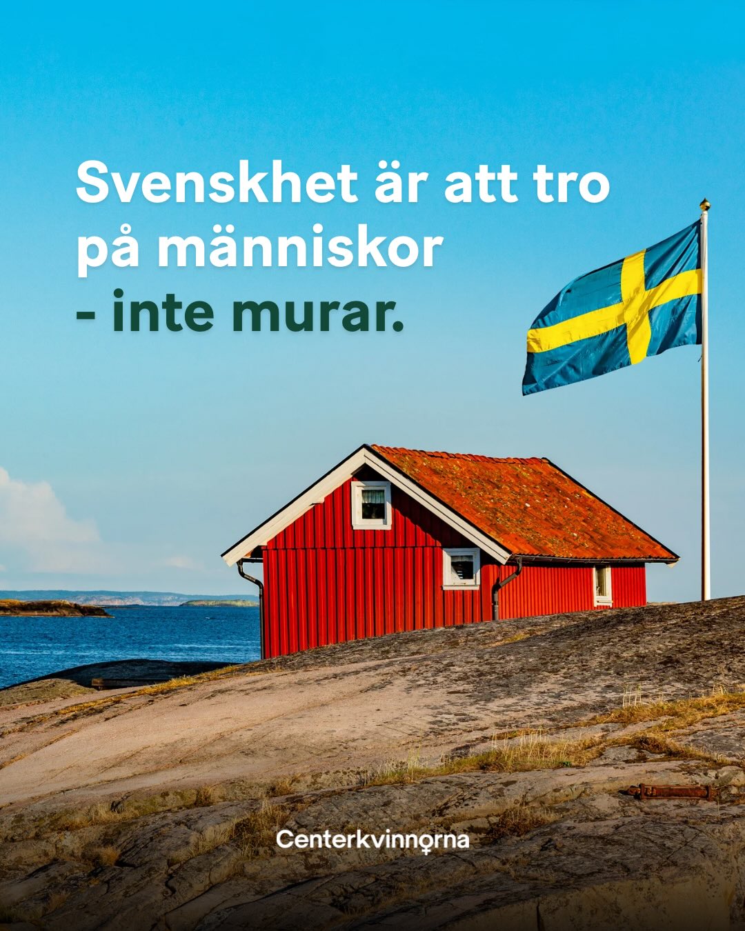 Glad nationaldag önskar vi från Centerkvinnorna!
Sverige kan mer! 🇸🇪🍀