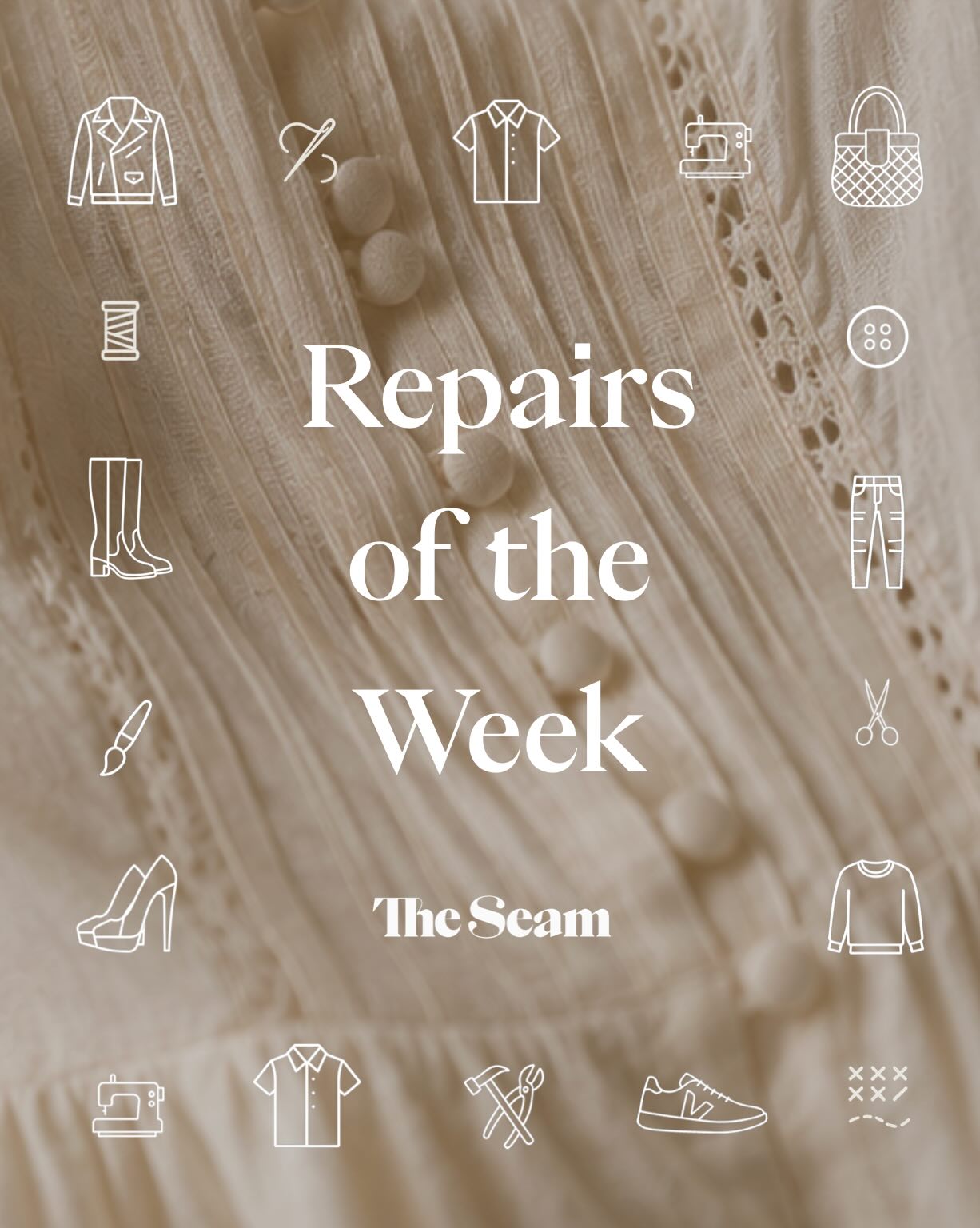 Repairs of the Week ✨
Behind every repair is something worth holding onto.
Our Makers restore everything from leather shoes and handbags to jewellery and everyday wardrobe favourites - carefully repaired, refinished and returned to wear.
Which one stands out to you most?
#TheSeamFixedIt #RepairAndCare #InvisibleRepair #LeatherRepair #Makers