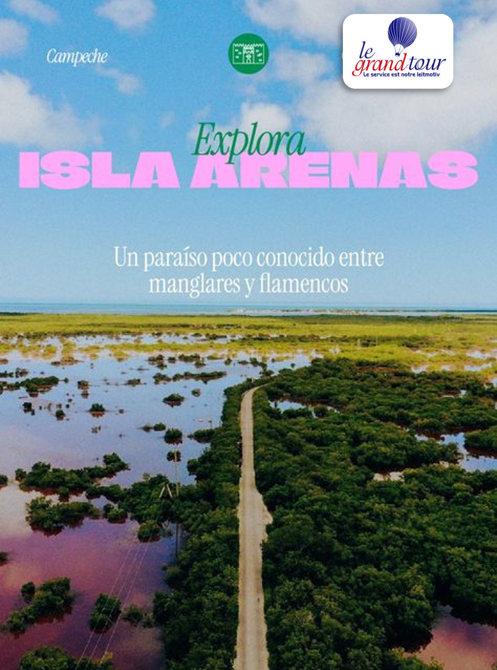 Naturaleza intacta, flamencos y atardeceres mágicos. Tu próxima aventura está en Isla Arenas. 🦩🌅
#VisitaCampeche #IslaArenas #ViajaMexico